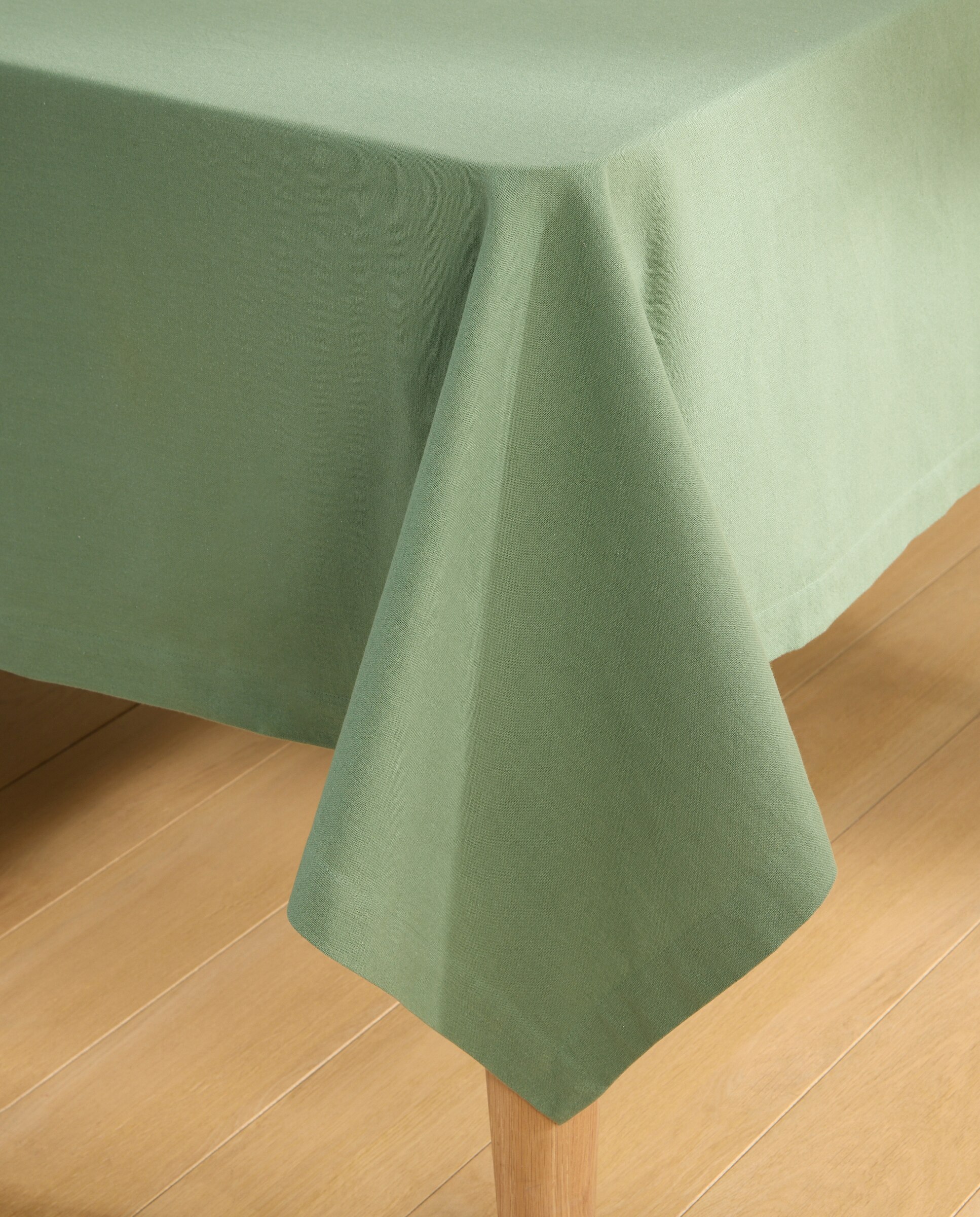Imagen 4 de Mantel Algodón Lavado - Verde 170 x 170 cm Verde