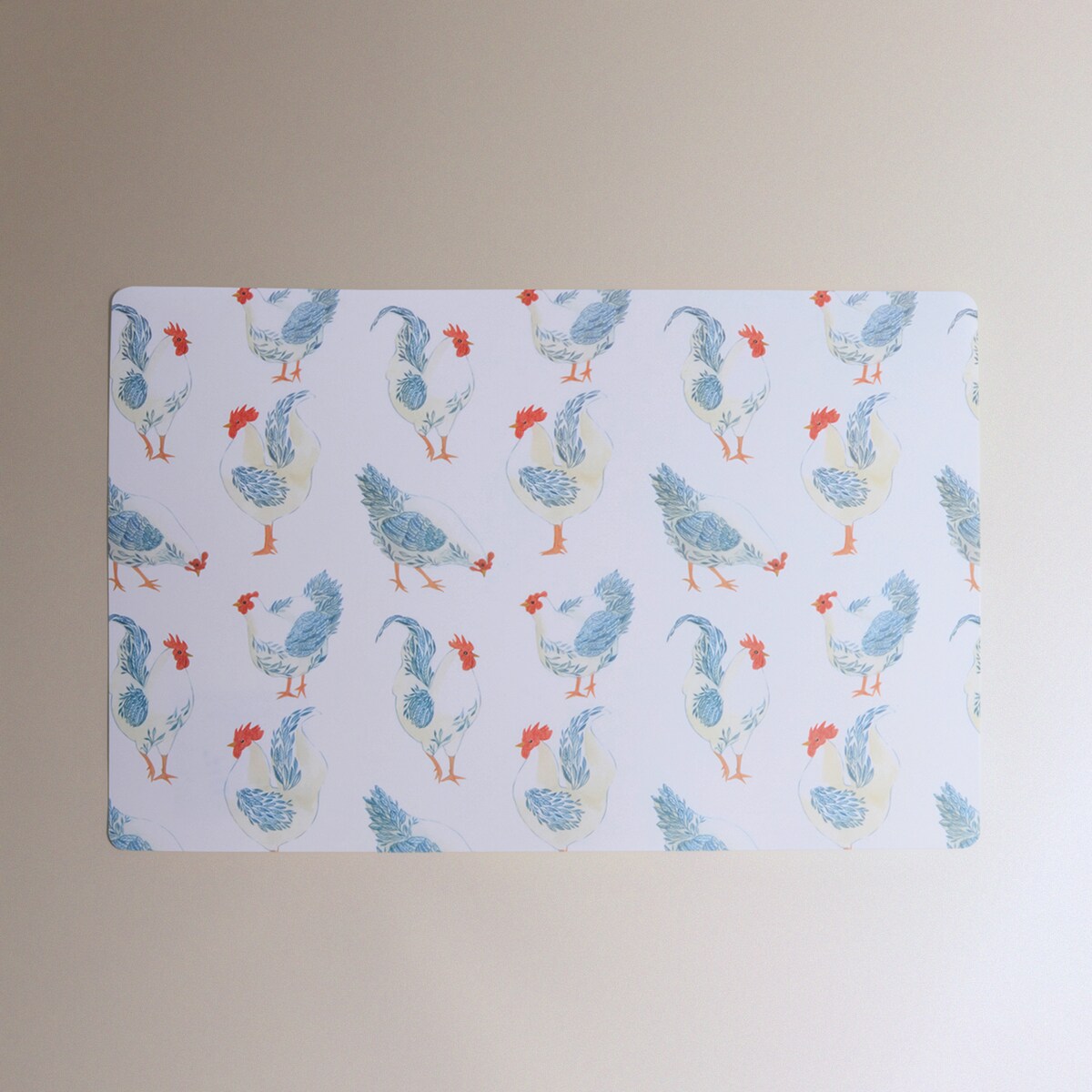 Individual de PVC Hens Azul-2