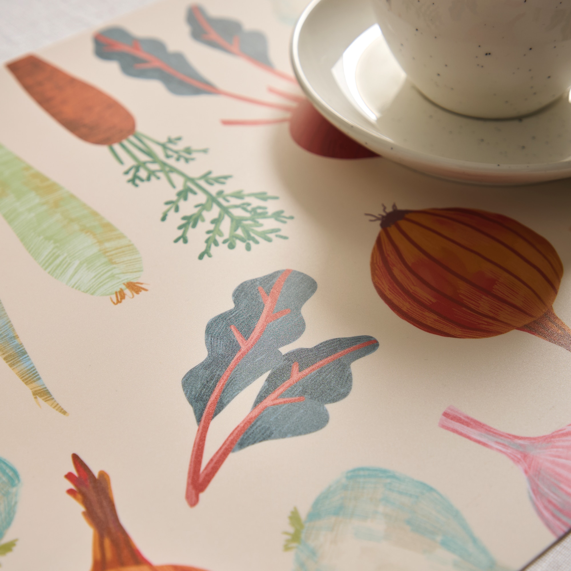 Individual de PVC Veggies Multicolor-3