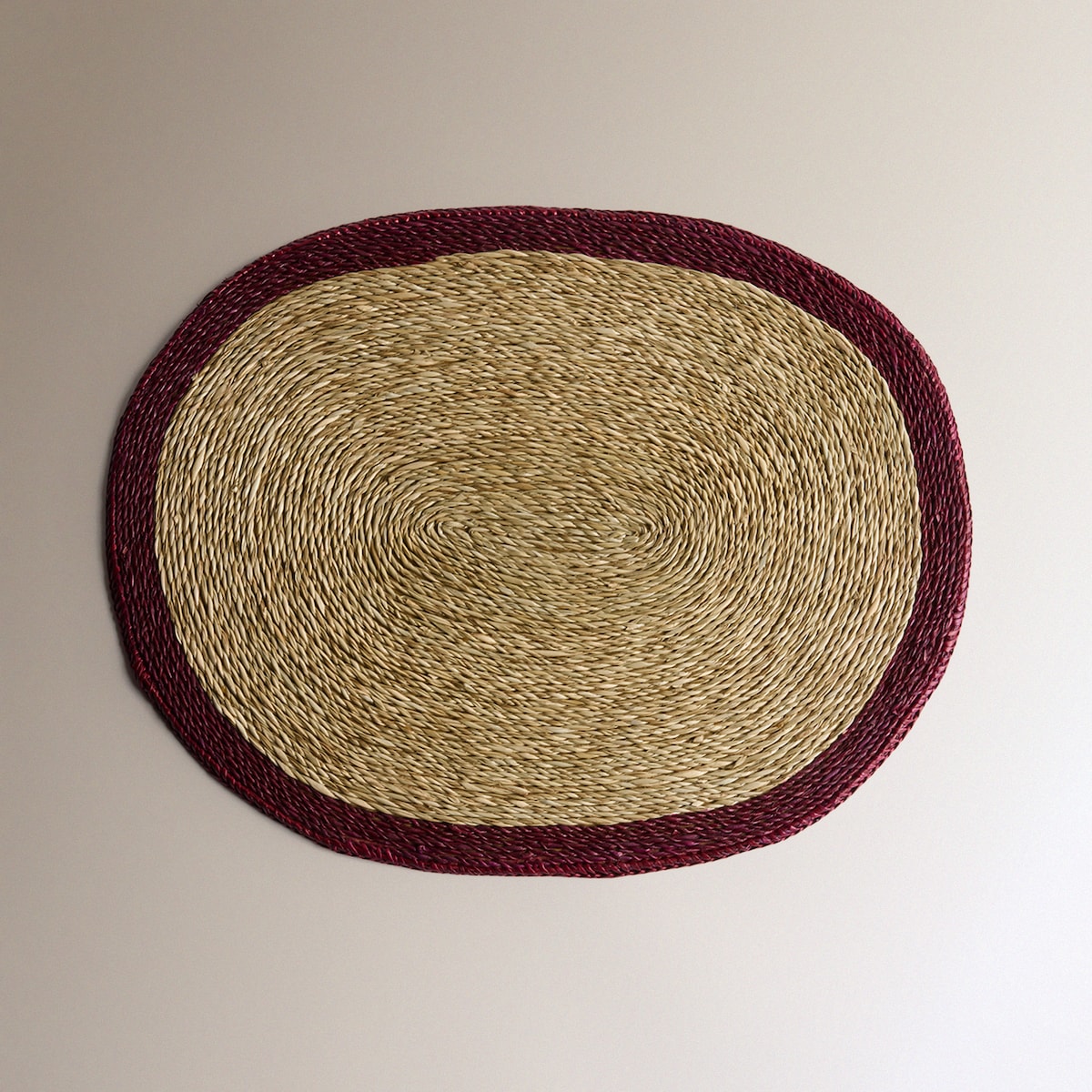 Mantel individual pandano Aranda Granate-2