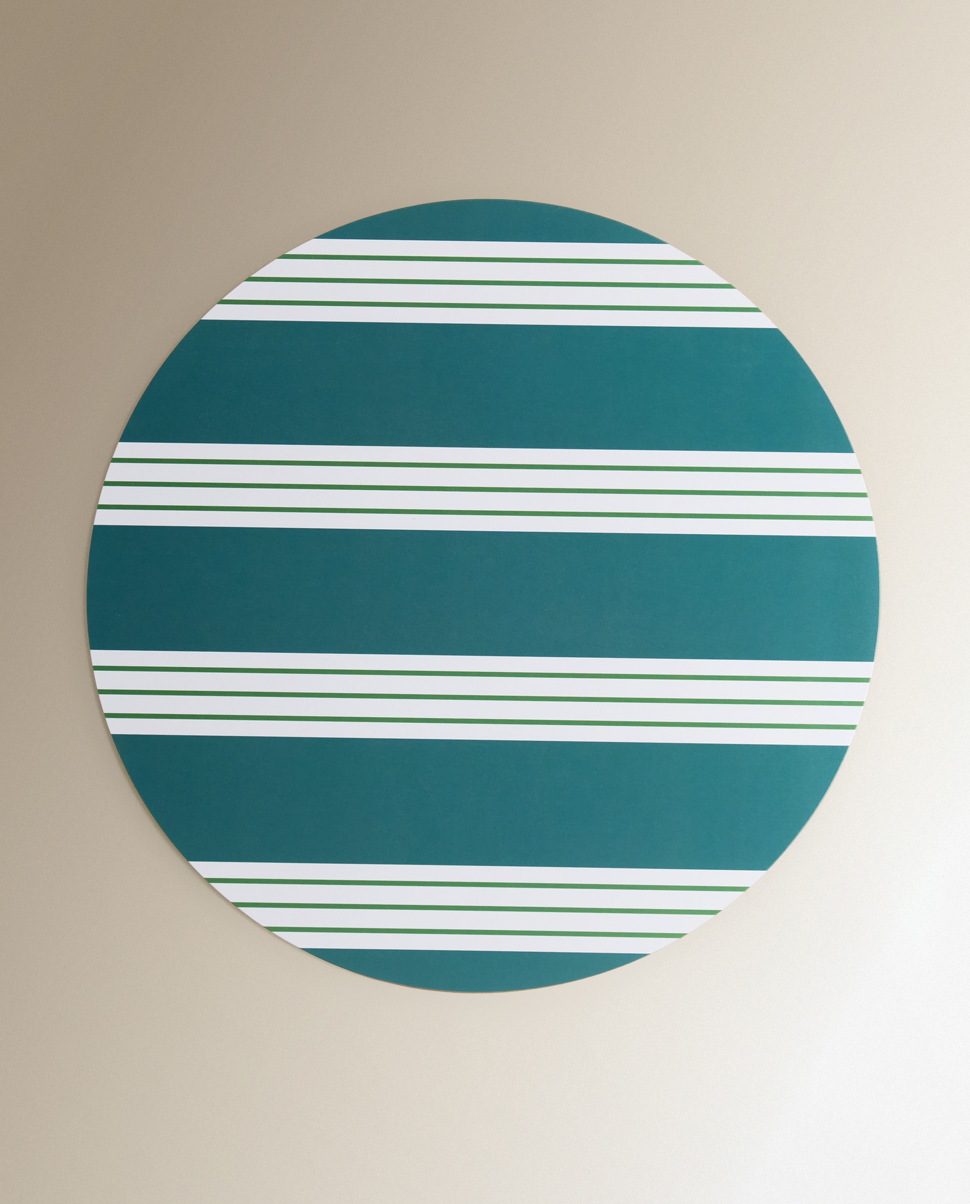 Mantel individual MDF Agave - Azul Diámetro 38 cm Azul-2