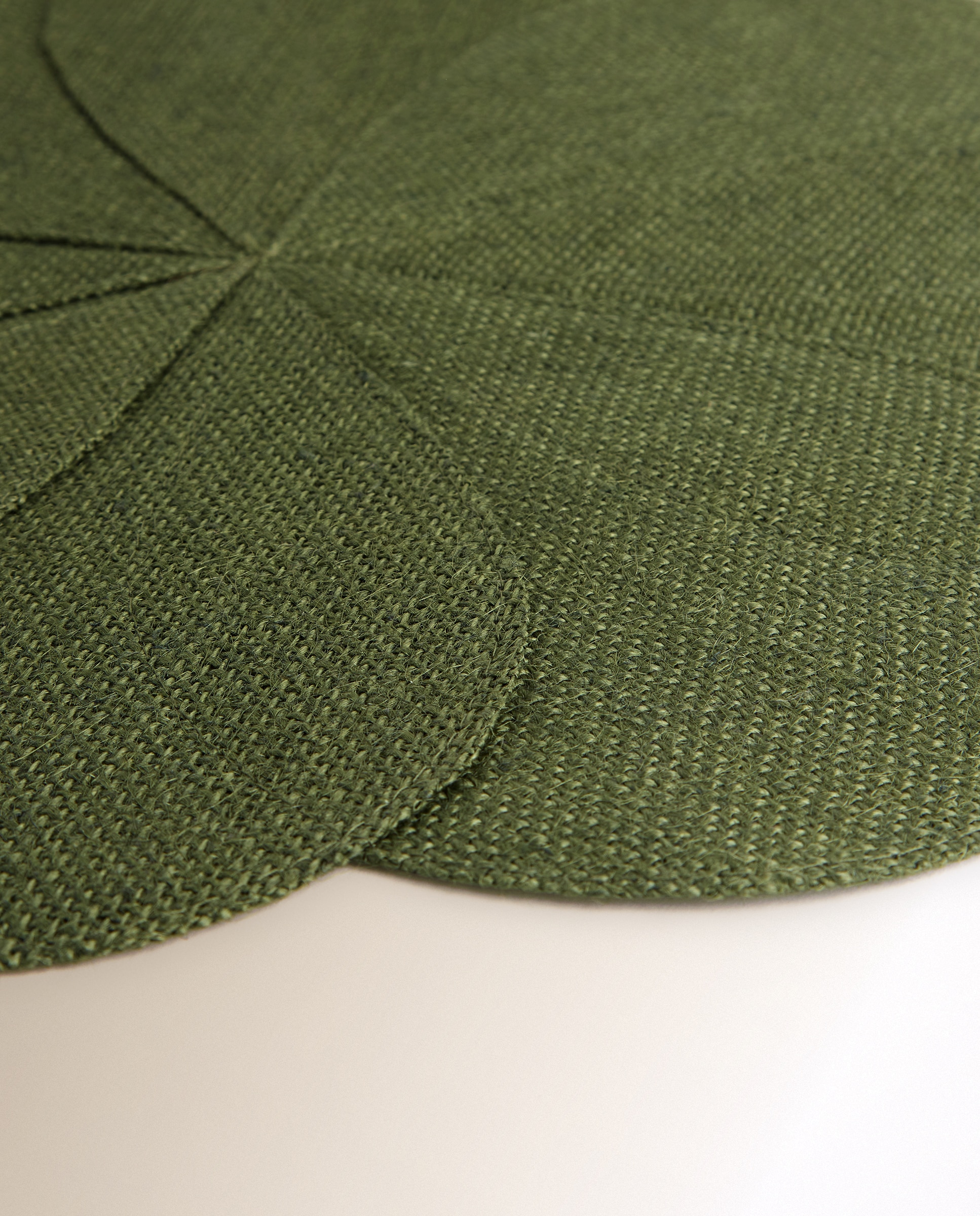 Individual Fibras Marinhas Flor Verde-3