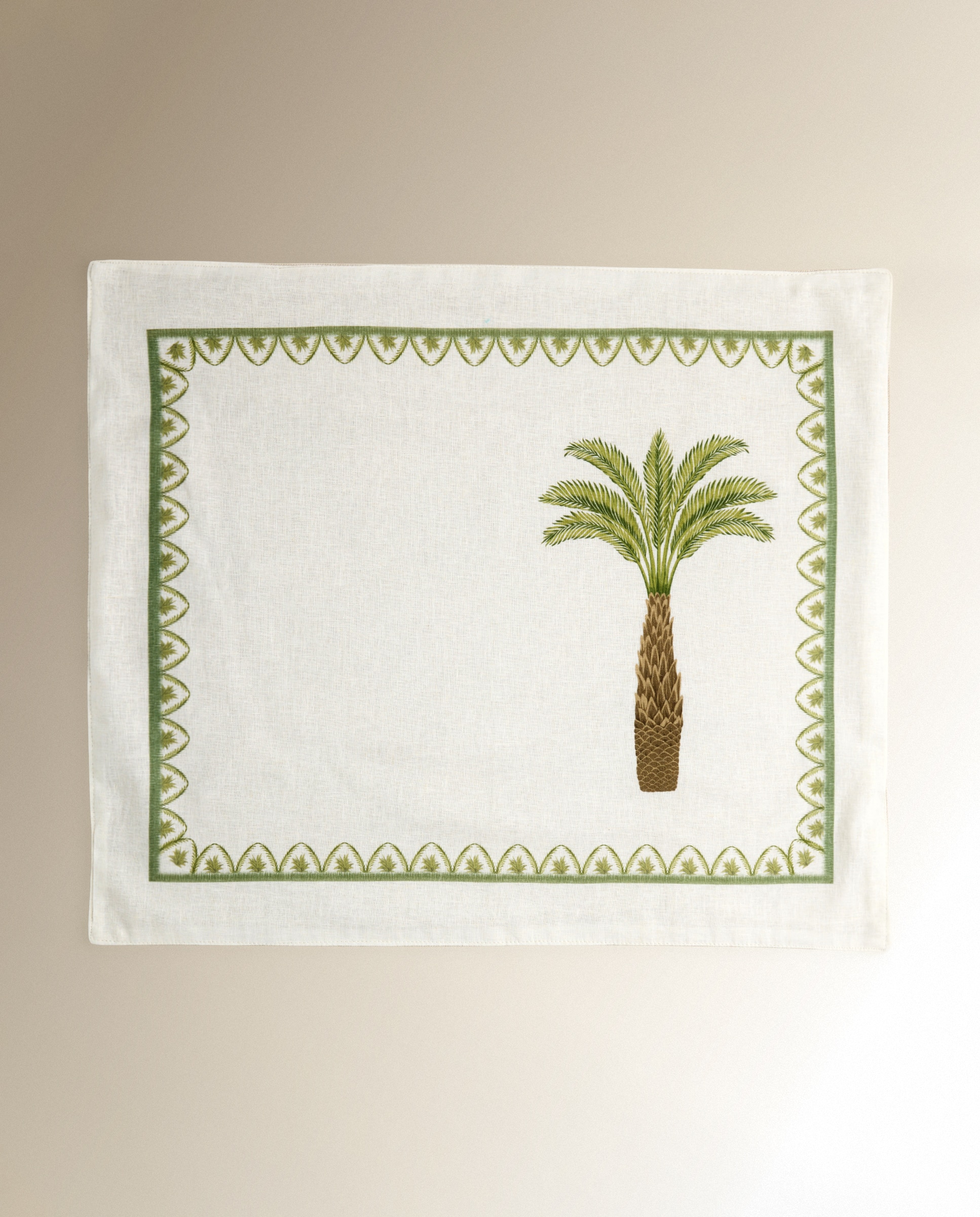 Individual de Algodão e Linho Masai I Multicolor-2