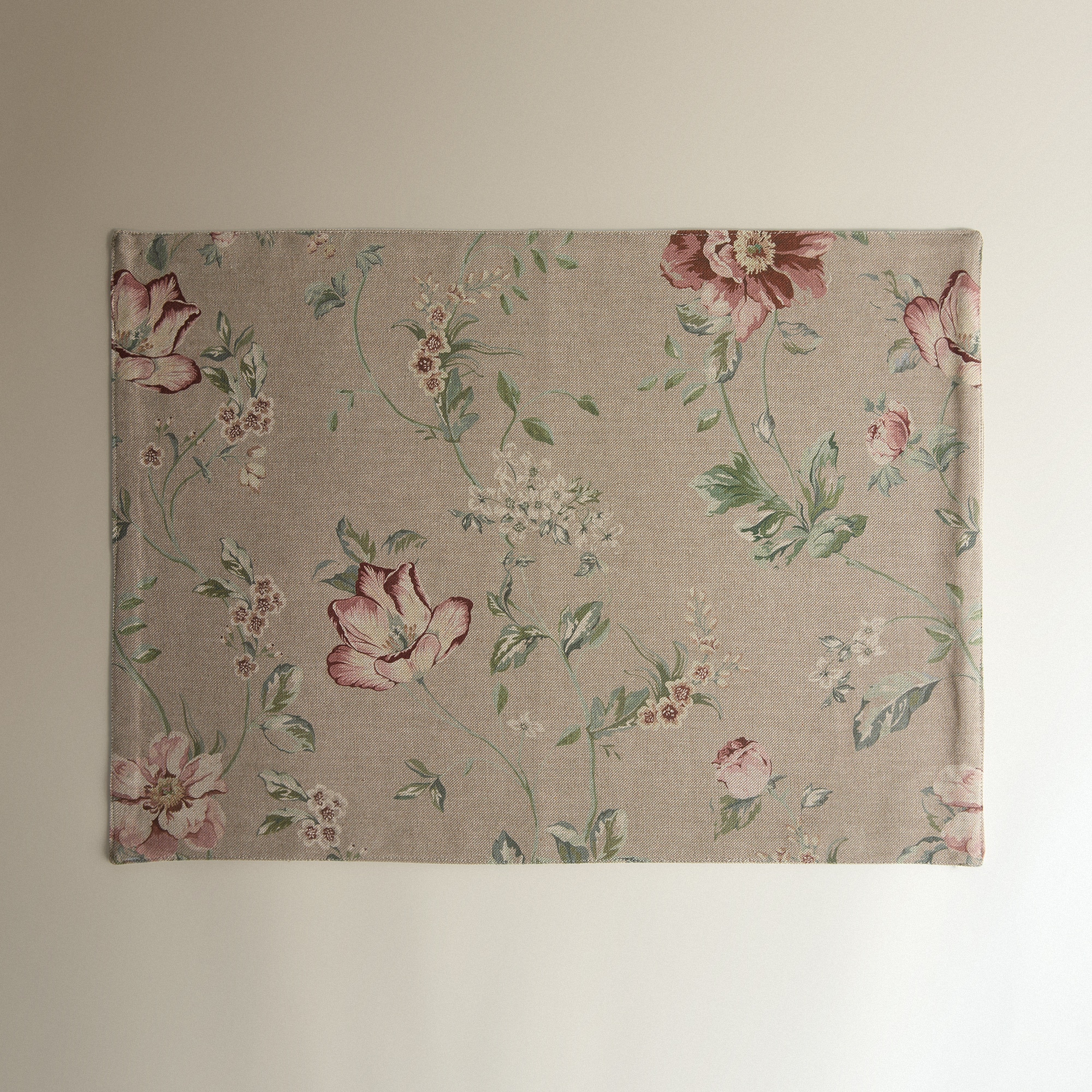 Toalha de Mesa Individual Resinada Orleans Rosa-2