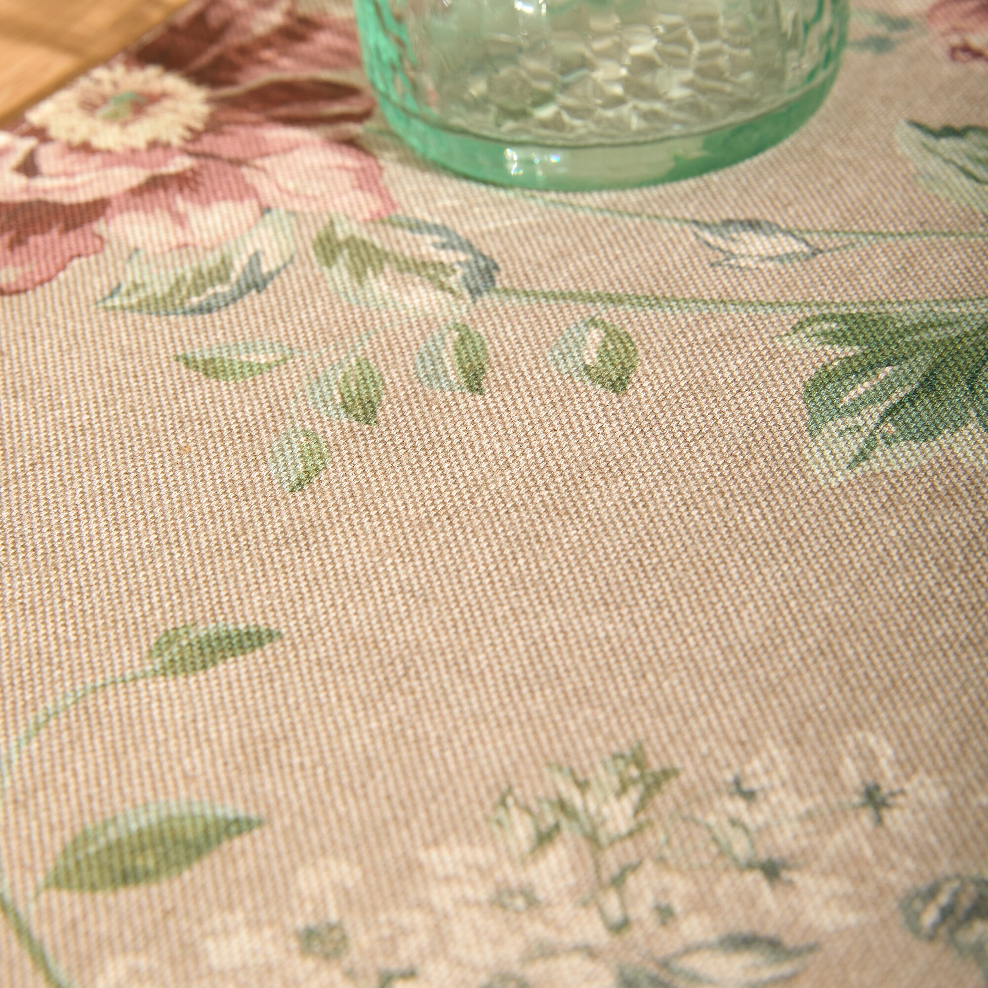 Toalha de Mesa Individual Resinada Orleans Rosa-3