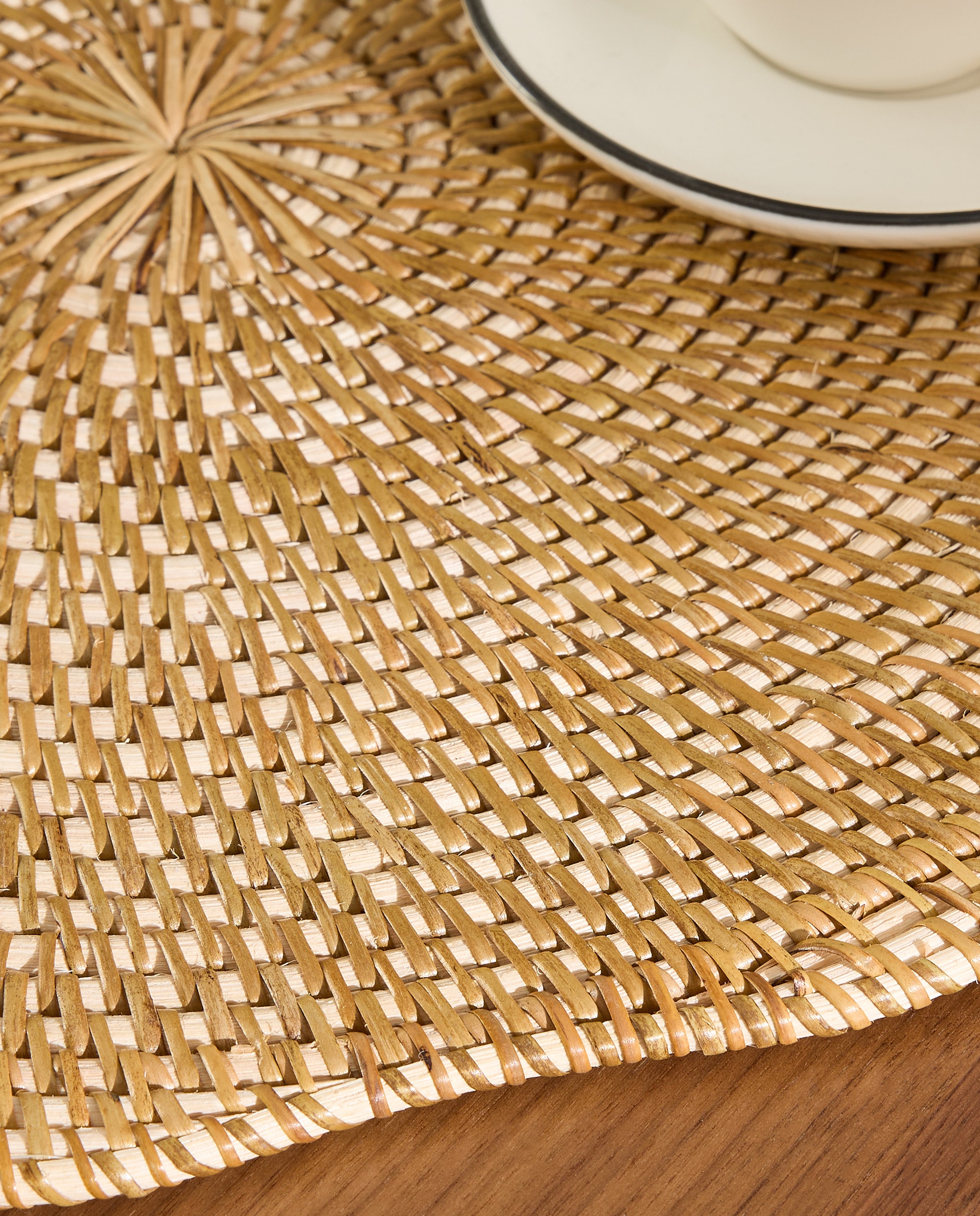 Individual de Rattan Sauce Wave Natural-3