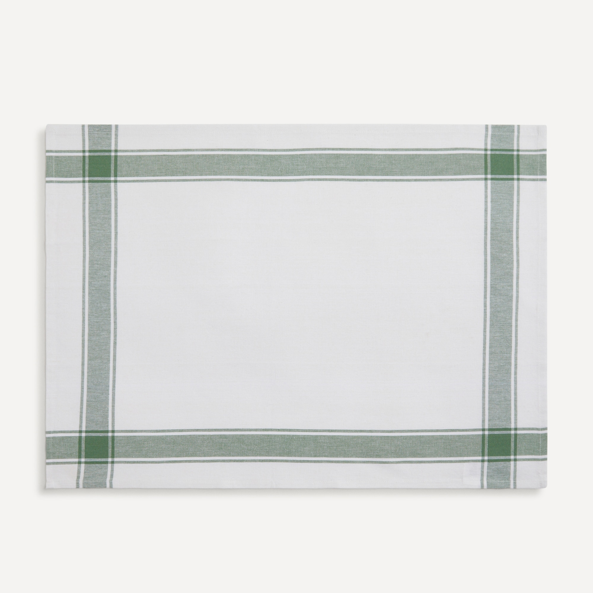 Set de 2 paños de cocina sarga de algodón Basic II Nuestro Mejor Precio - El Corte Inglés Verde-3