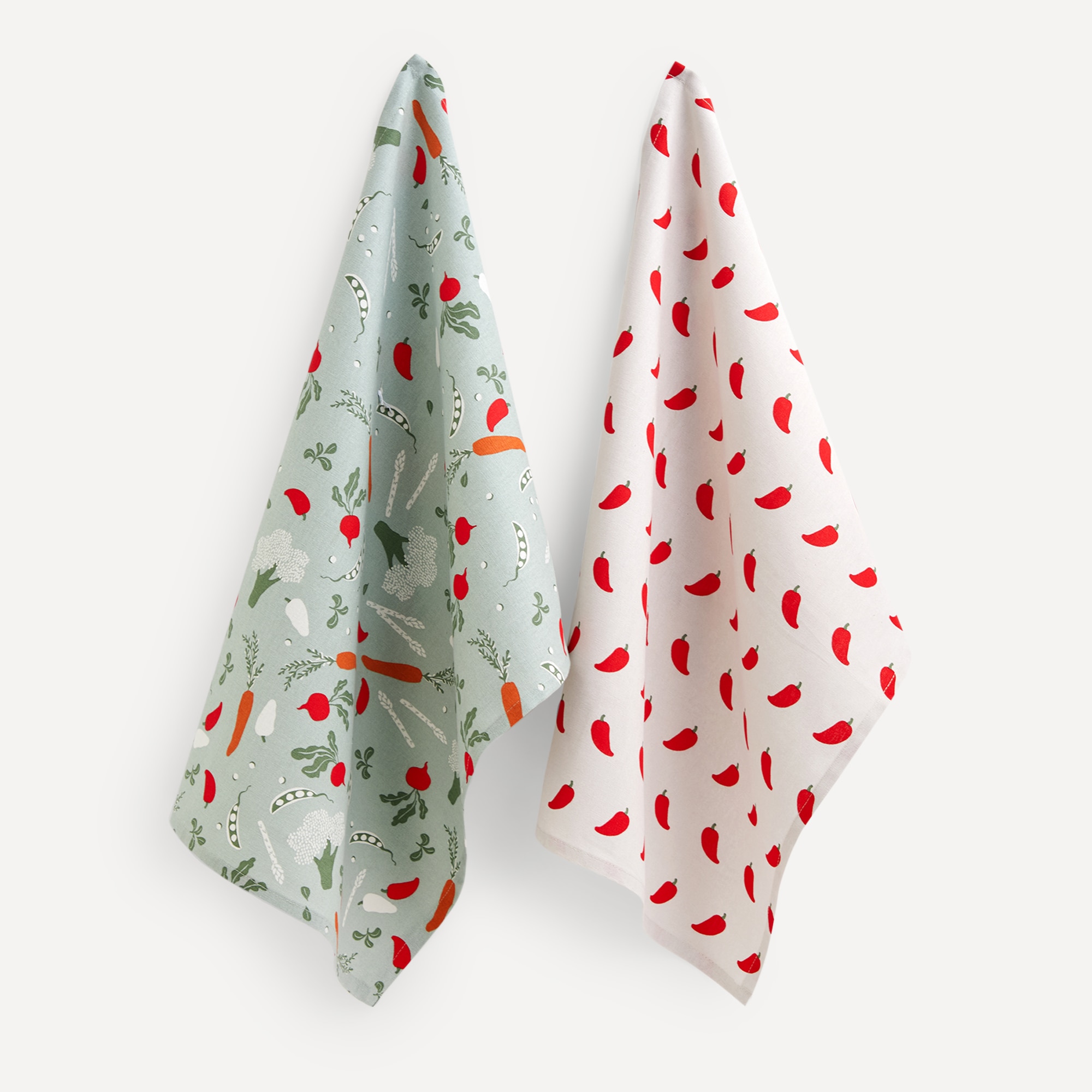 Imagen 0 de Set 2 paños de cocina algodón Vegetables Nuestro Mejor Precio - El Corte Inglés