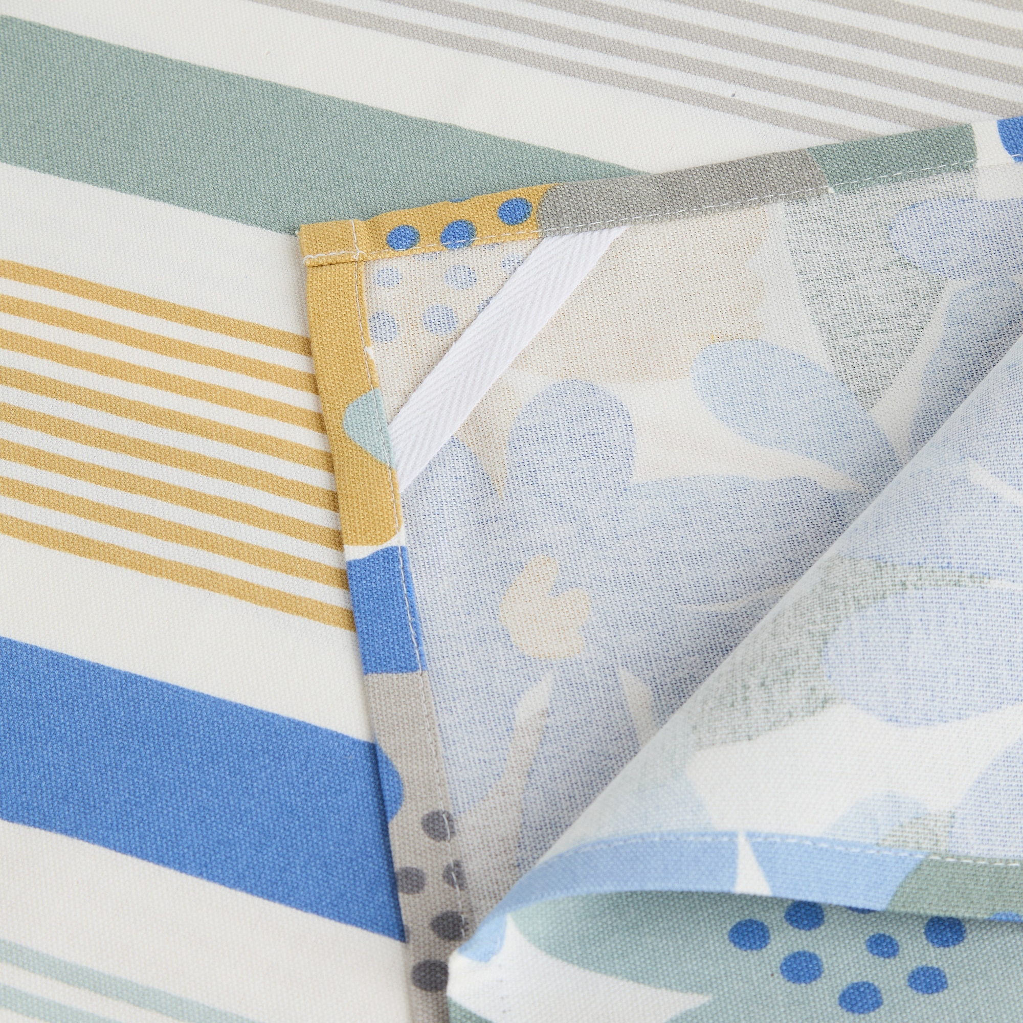 Set 2 paños sarga algodón Finn Multicolor-3