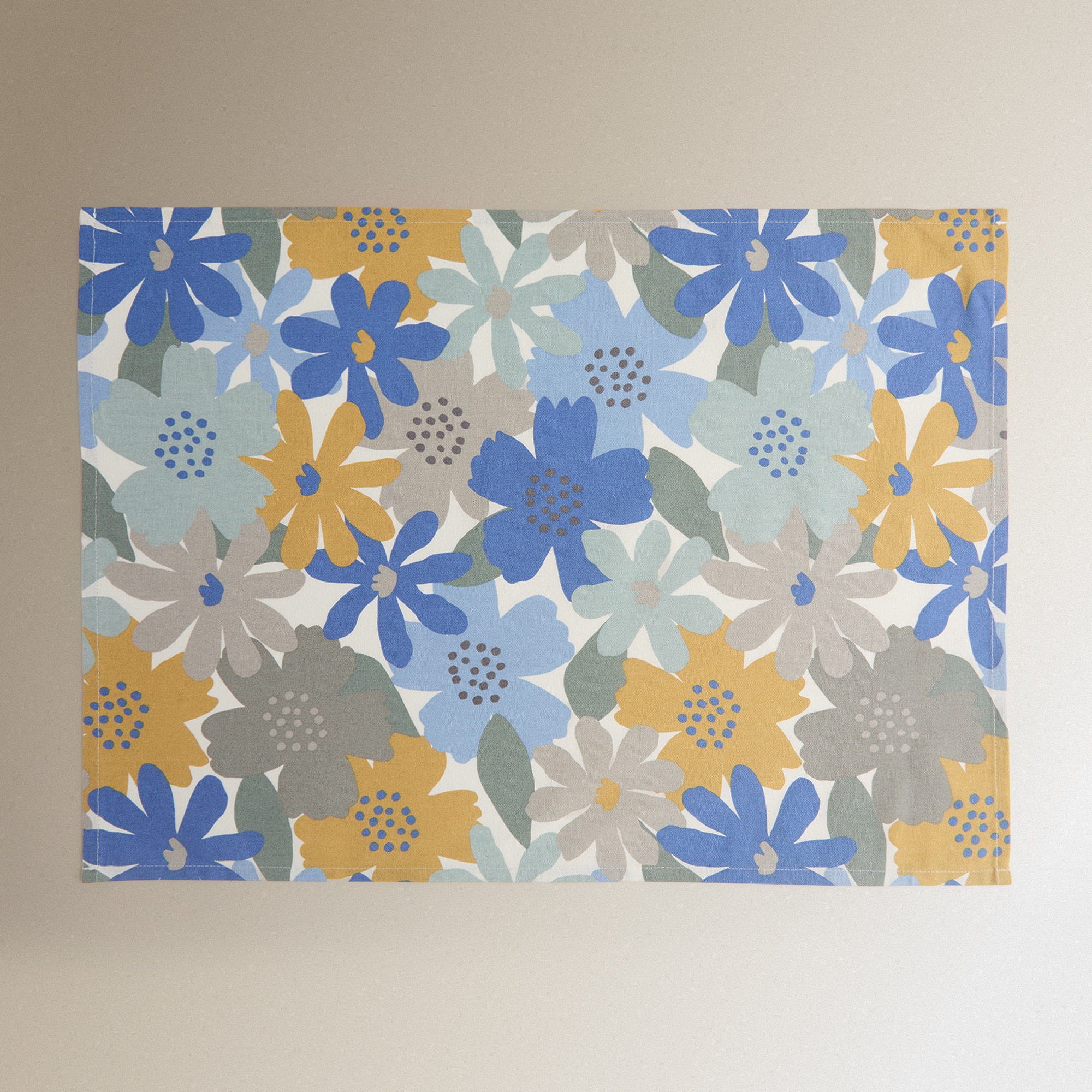 Set 2 paños sarga algodón Finn Multicolor-4