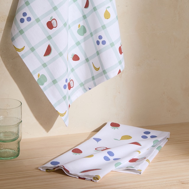 Imagen 0 de Set 2 paños sarga algodón Picnic