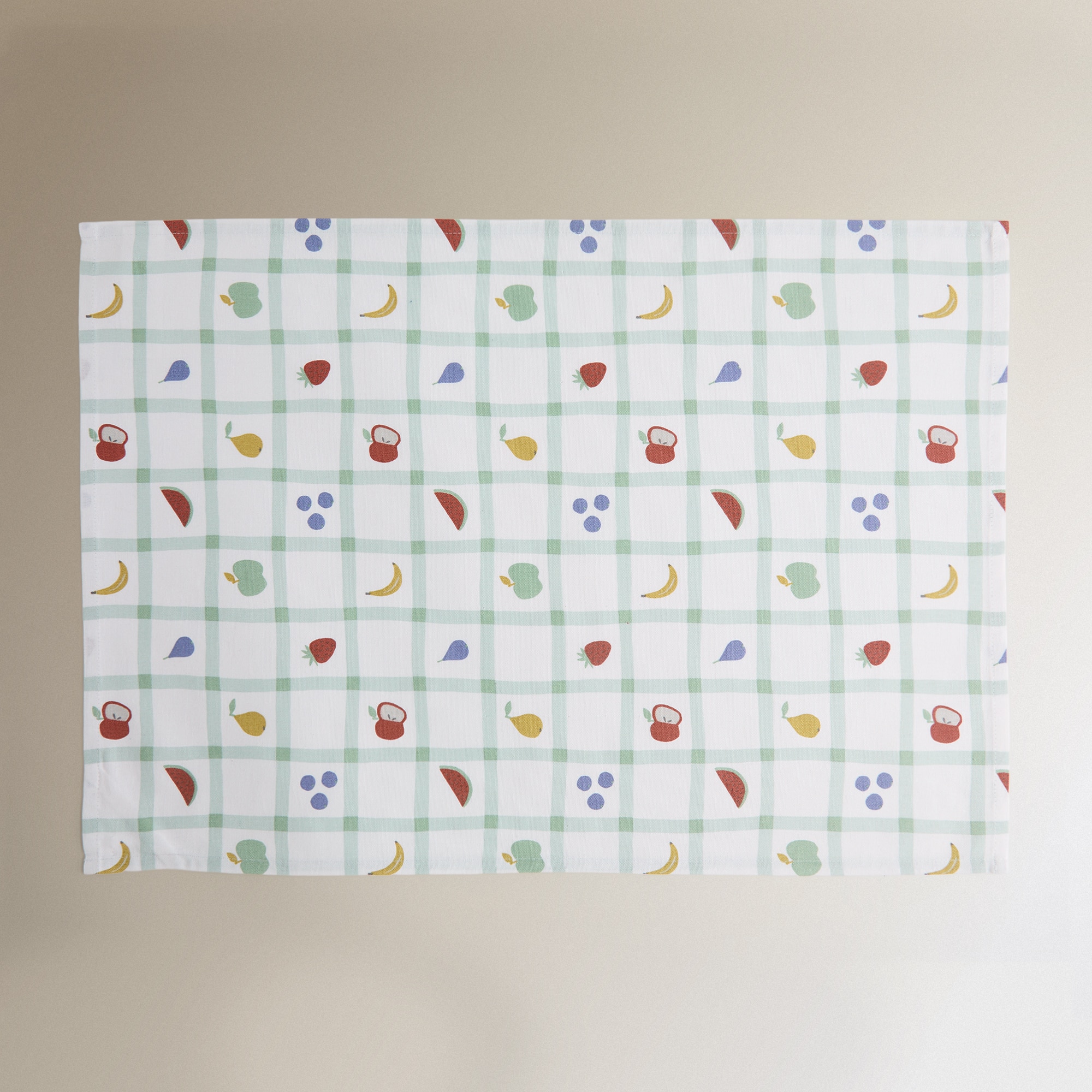 Conjunto de 2 Panos de Sarja de Algodão Picnic Verde-4