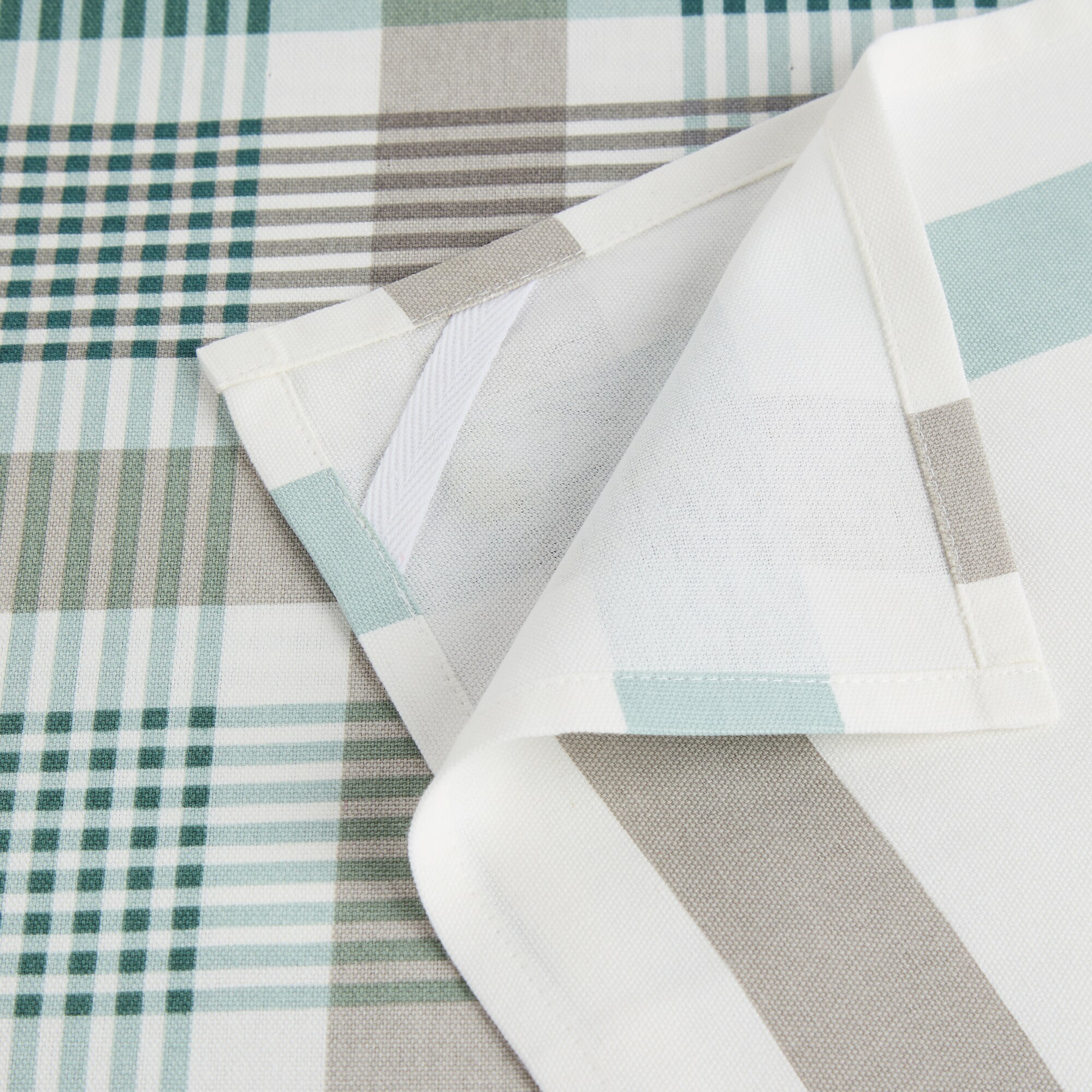 Conjunto de 2 Panos de Sarja de Algodão Dylan Taupe-3