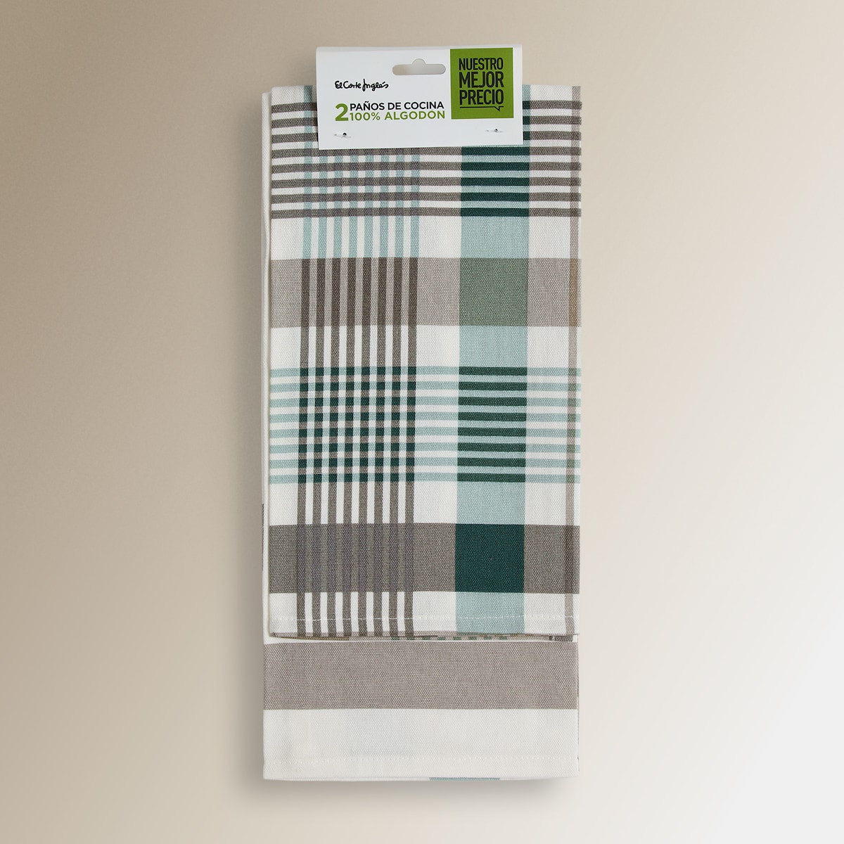 Set 2 paños sarga algodón Dylan Topo-6