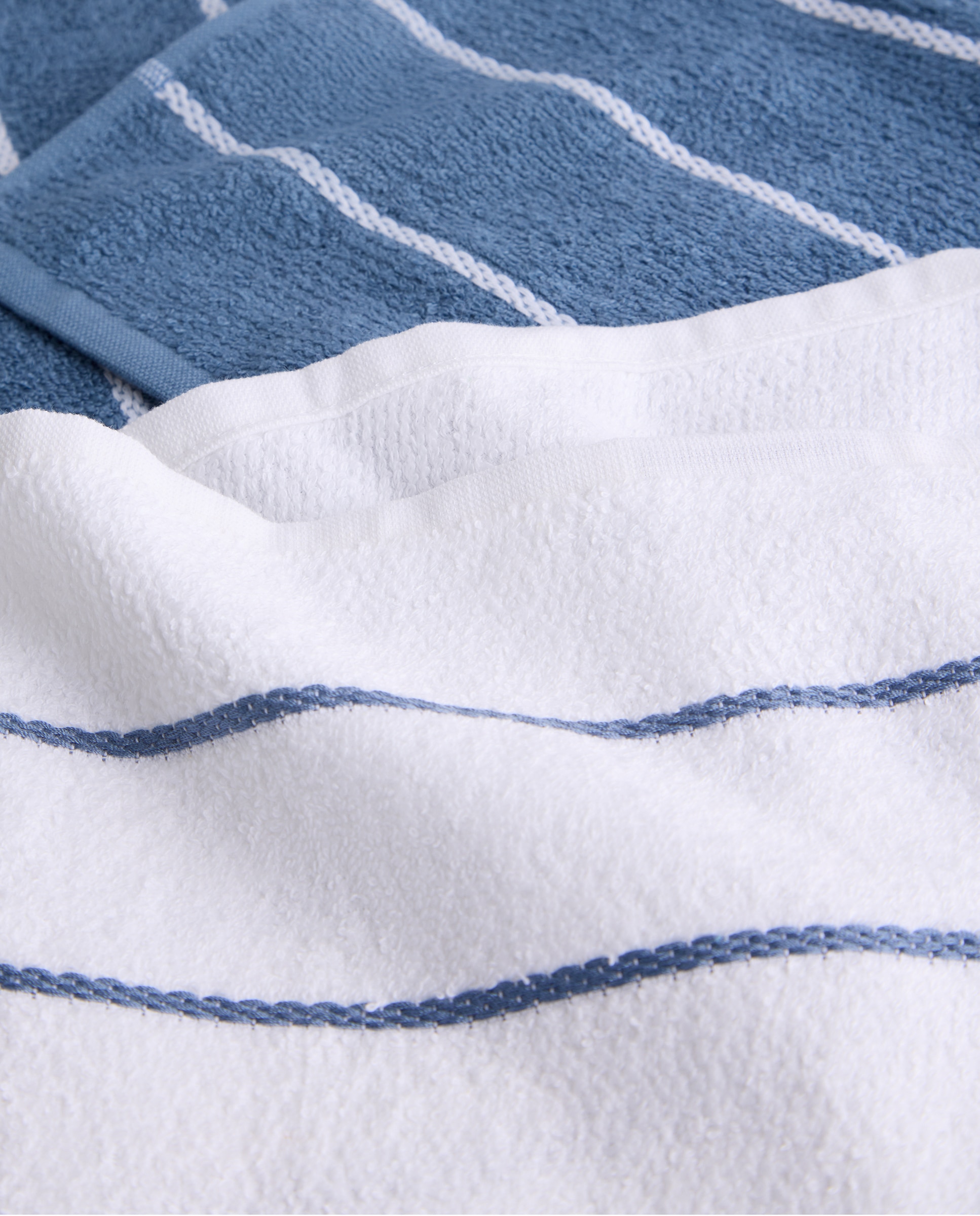 Set 2 paños rizo algodón Nest - Azul 50 x 50 cm Azul-3