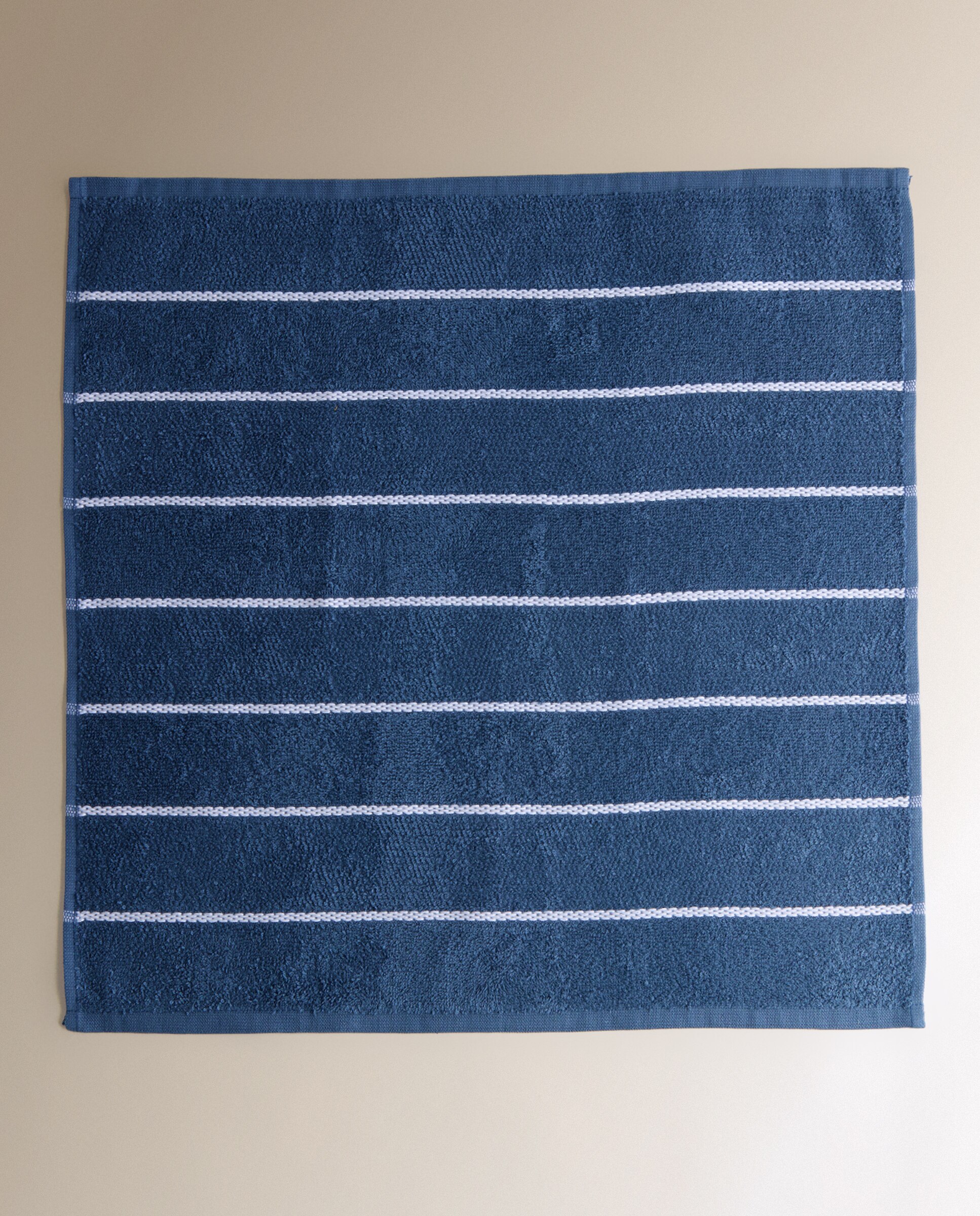 Set 2 paños rizo algodón Nest - Azul 50 x 50 cm Azul-4
