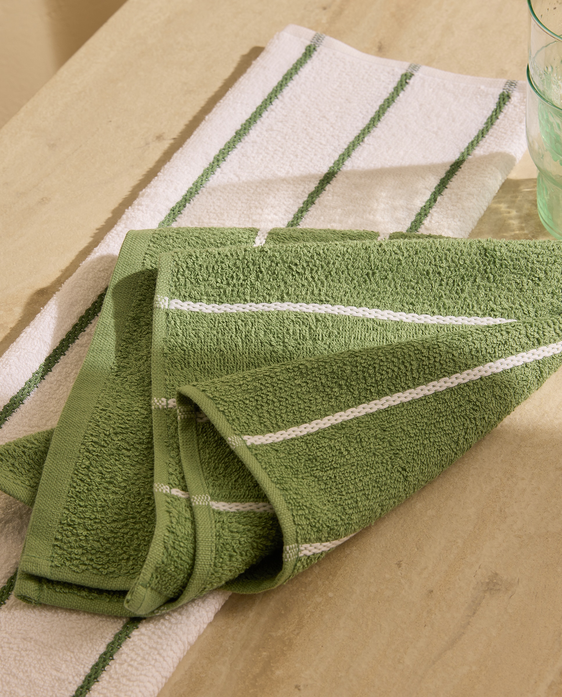 Imagem 0 de Conjunto de 2 Panos de Tecido Turco de Algodão Nest