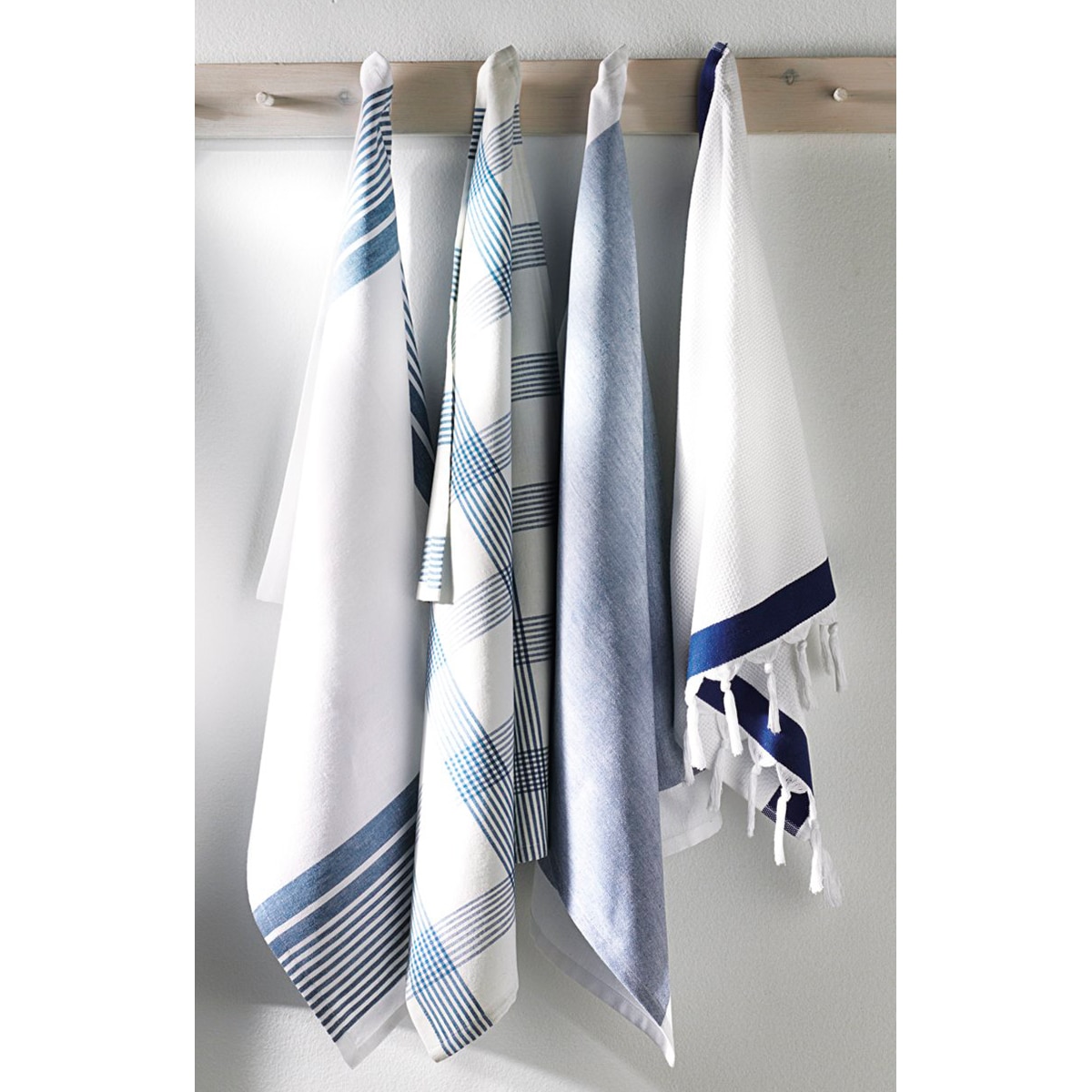 Conjunto de 2 panos sarja Hanko El Corte Inglés Azul-4