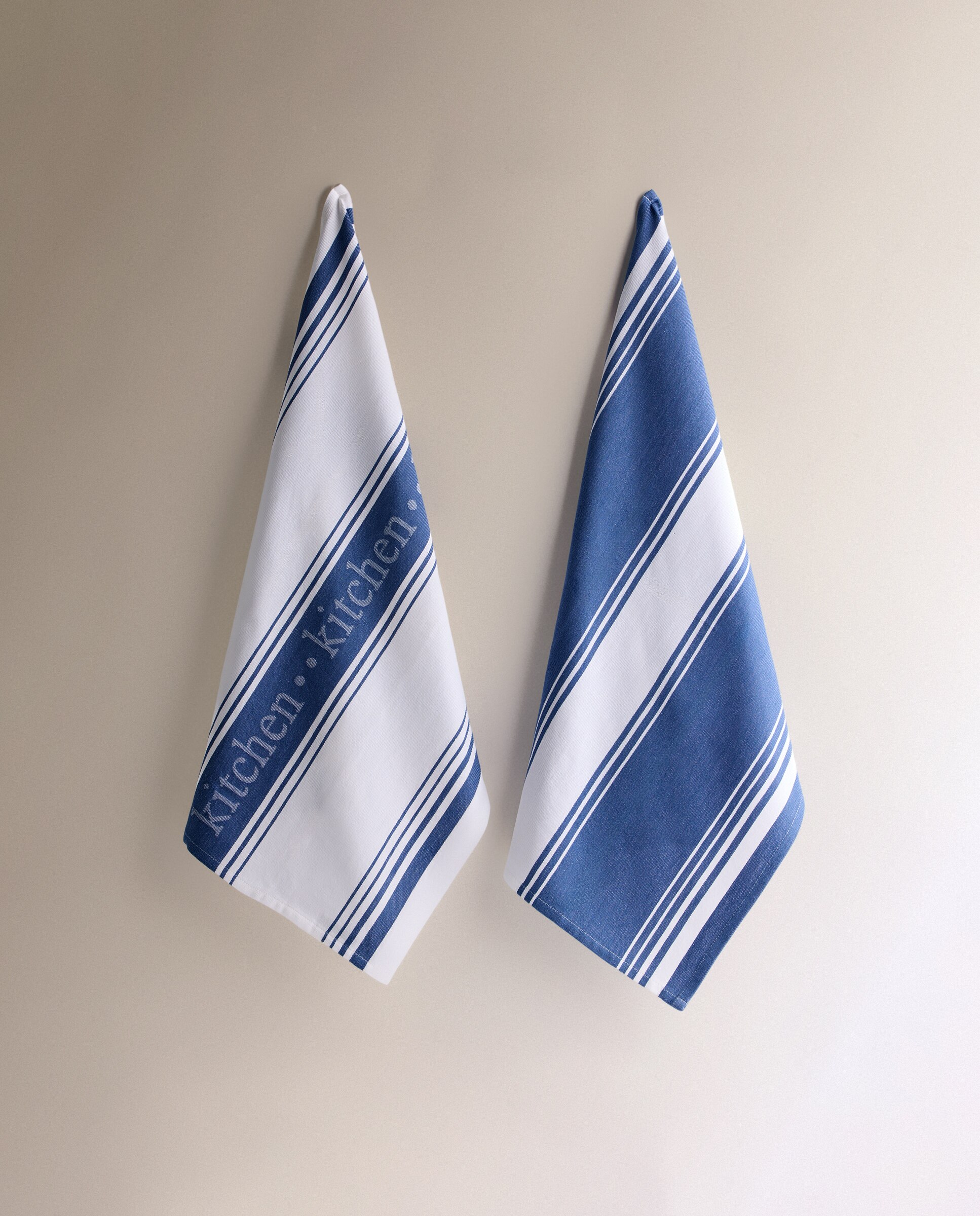 Set de 2 paños de cocina algodón Kitsail El Corte Inglés - Azul 50 x 70 cm Azul-2