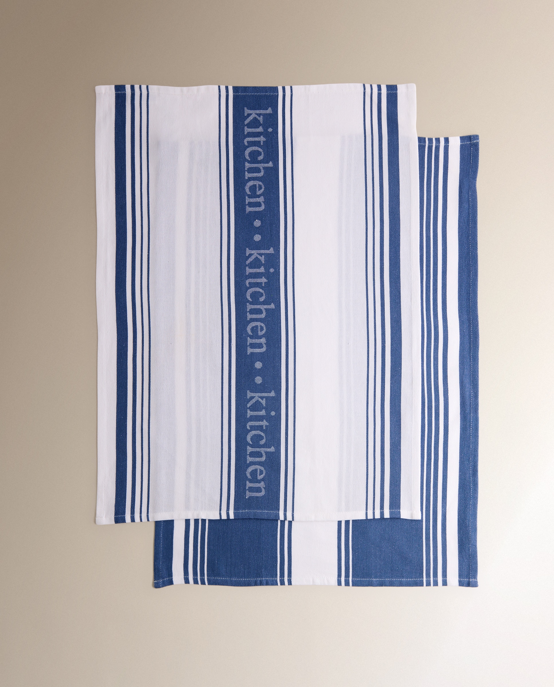 Set de 2 paños de cocina algodón Kitsail El Corte Inglés - Azul 50 x 70 cm Azul-5