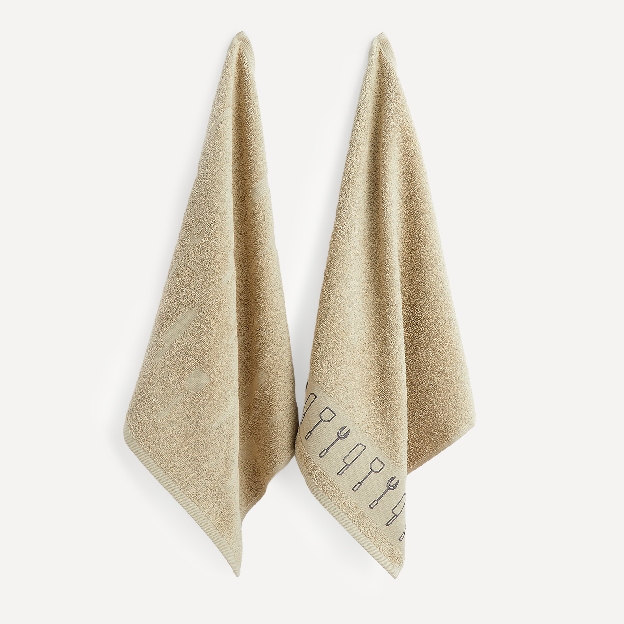 Imagem 0 de Conjunto de 2 Panos de Tecido Turco de Algodão Carve