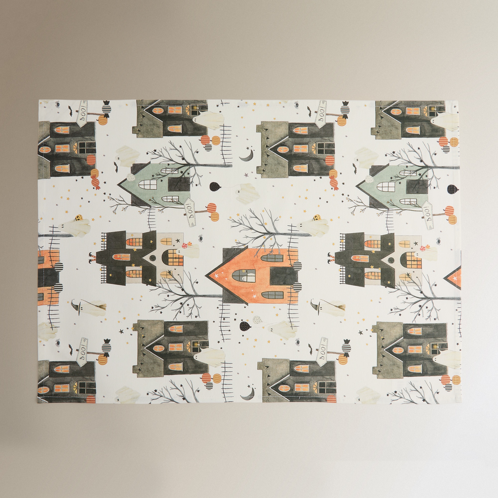 Conjunto de 2 Panos de Cozinha Halloween Multicolor-4