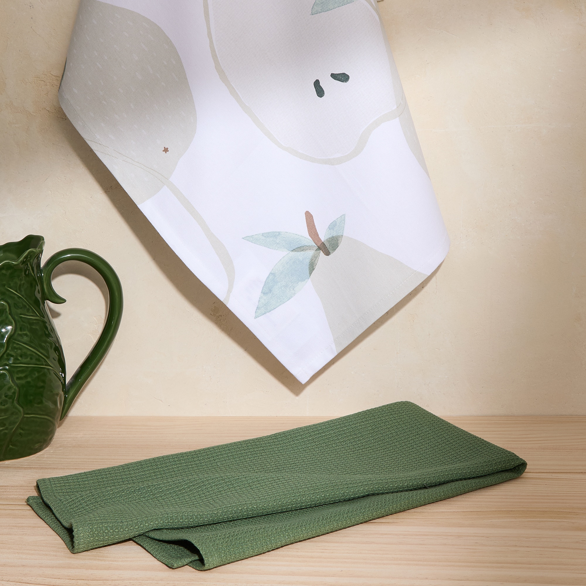 Conjunto de 2 Panos de Cozinha Pears Multicolor-1