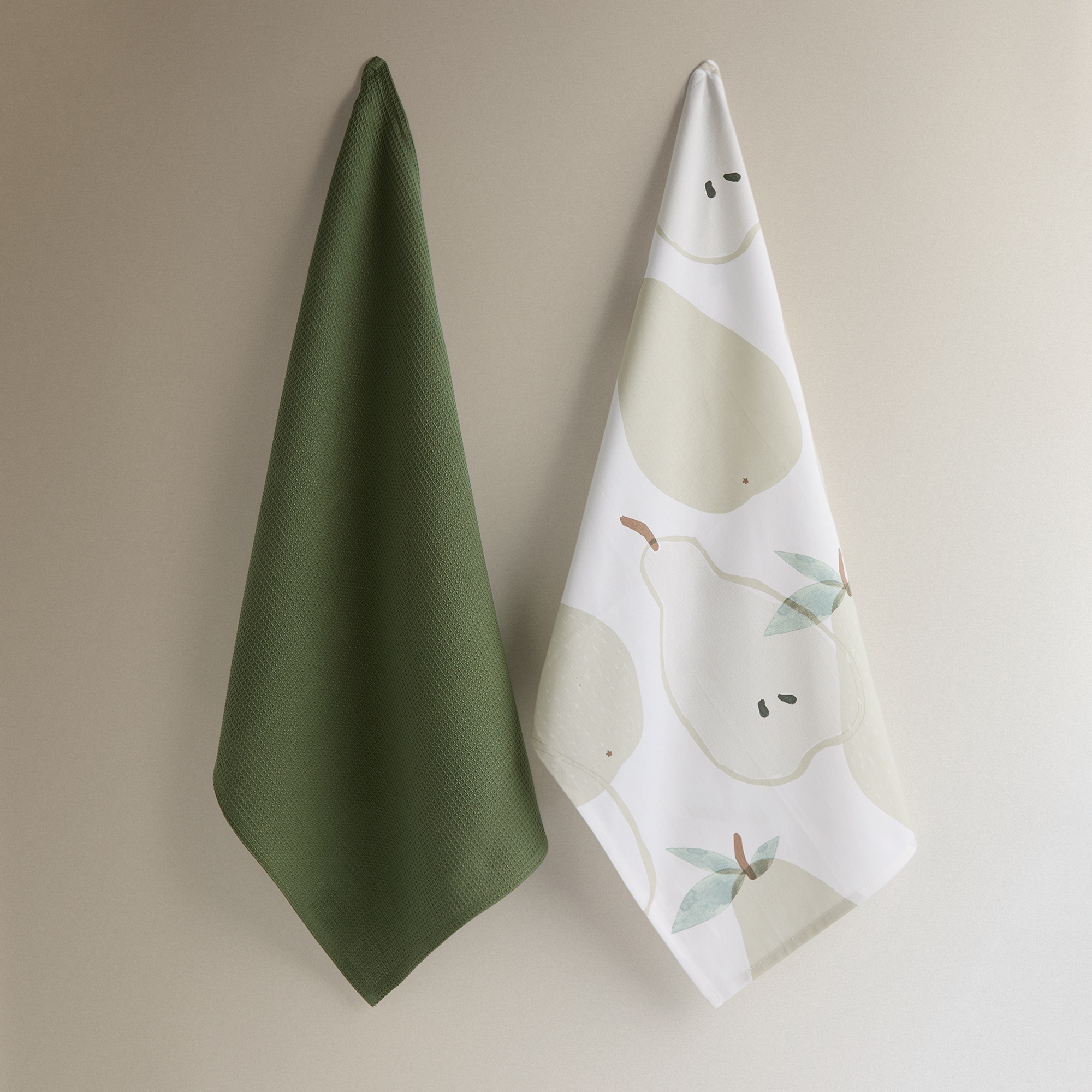 Conjunto de 2 Panos de Cozinha Pears Multicolor-2