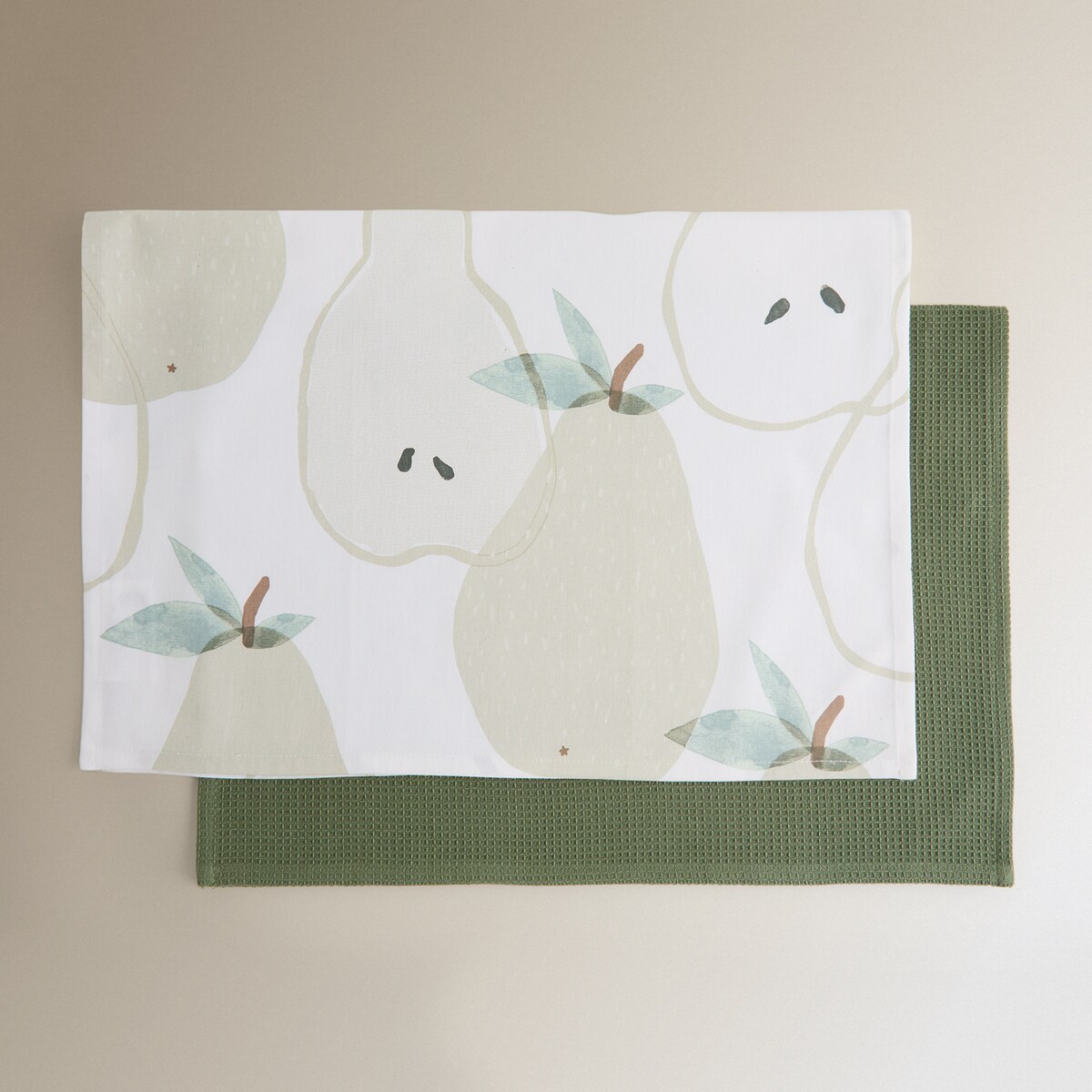 Conjunto de 2 Panos de Cozinha Pears Multicolor-5