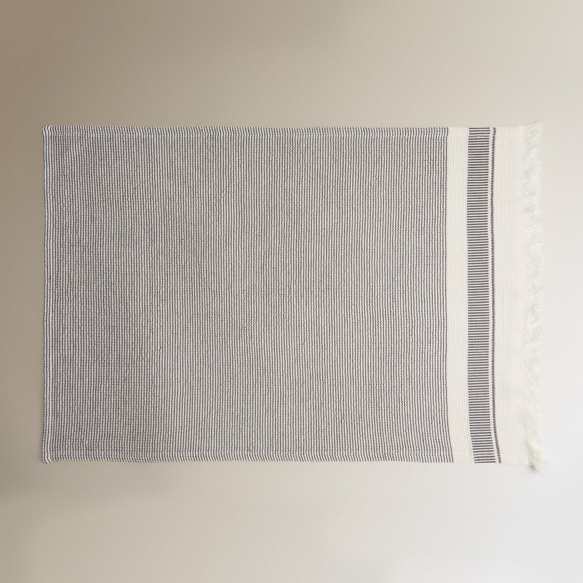 Conjunto de 2 Panos de Tecido Turco de Algodão Lora Bege-4