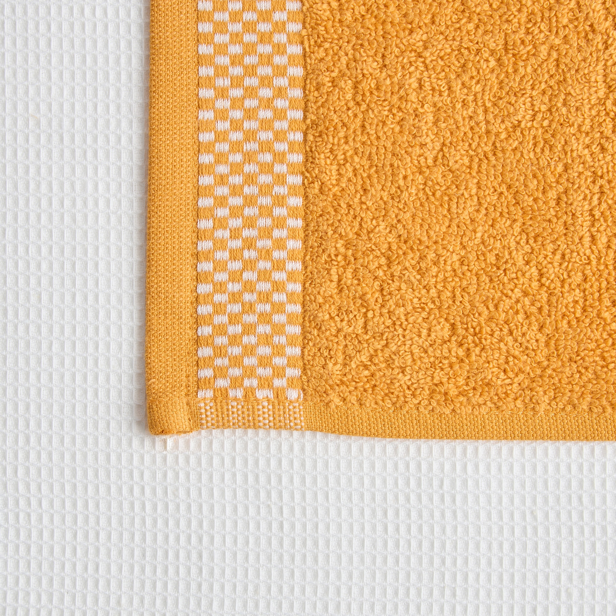 Conjunto de 2 Panos de Cozinha de Algodão Cenoura Multicolor-3