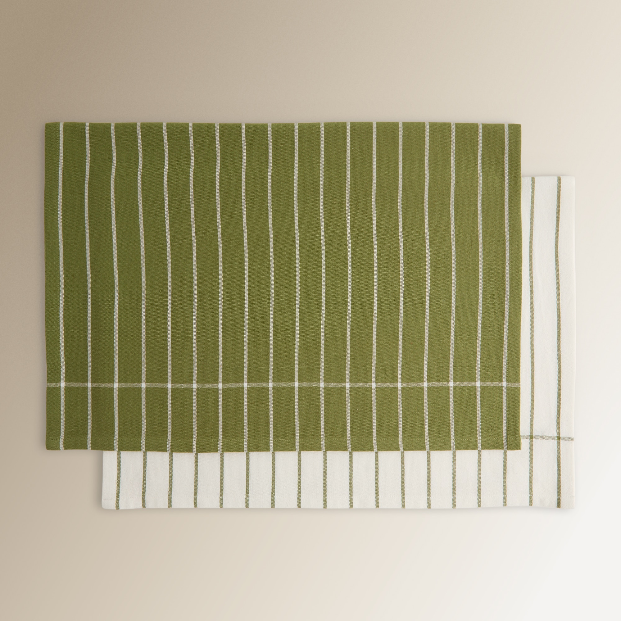 Conjunto de 2 Panos de Cozinha de Algodão Dover Verde-5