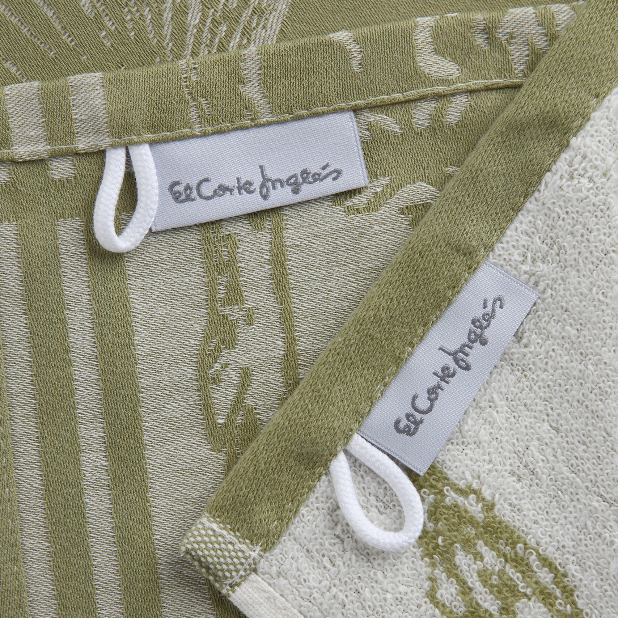 Conjunto de 2 Panos de Cozinha de Algodão Asparagus Multicolor-3