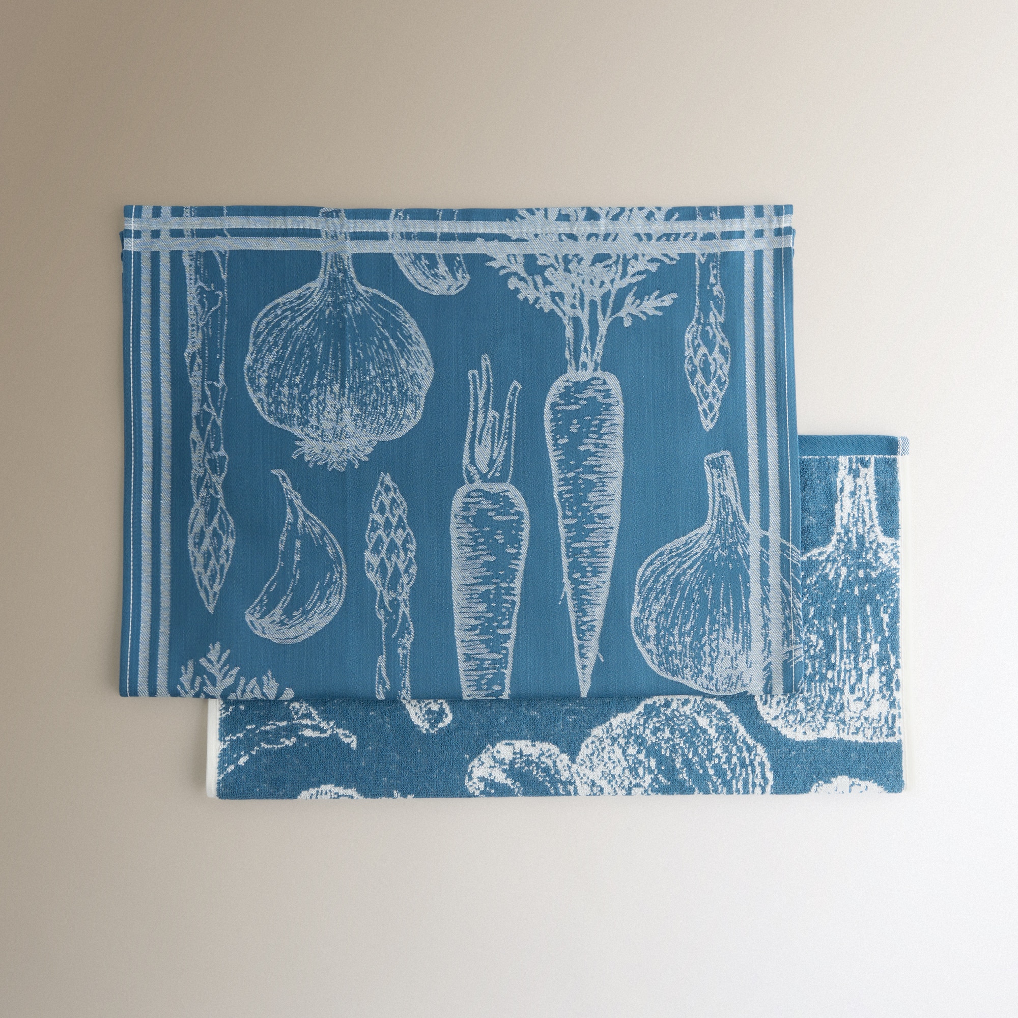 Conjunto de 2 Panos de Cozinha de Algodão Aglio Multicolor-5