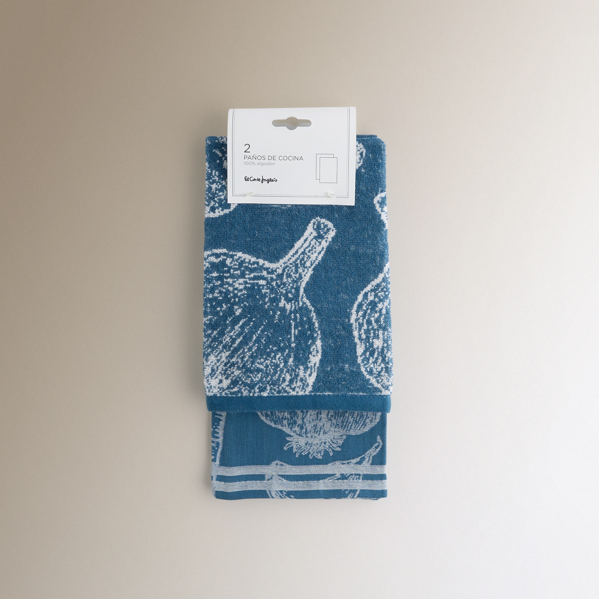 Conjunto de 2 Panos de Cozinha de Algodão Aglio Multicolor-6