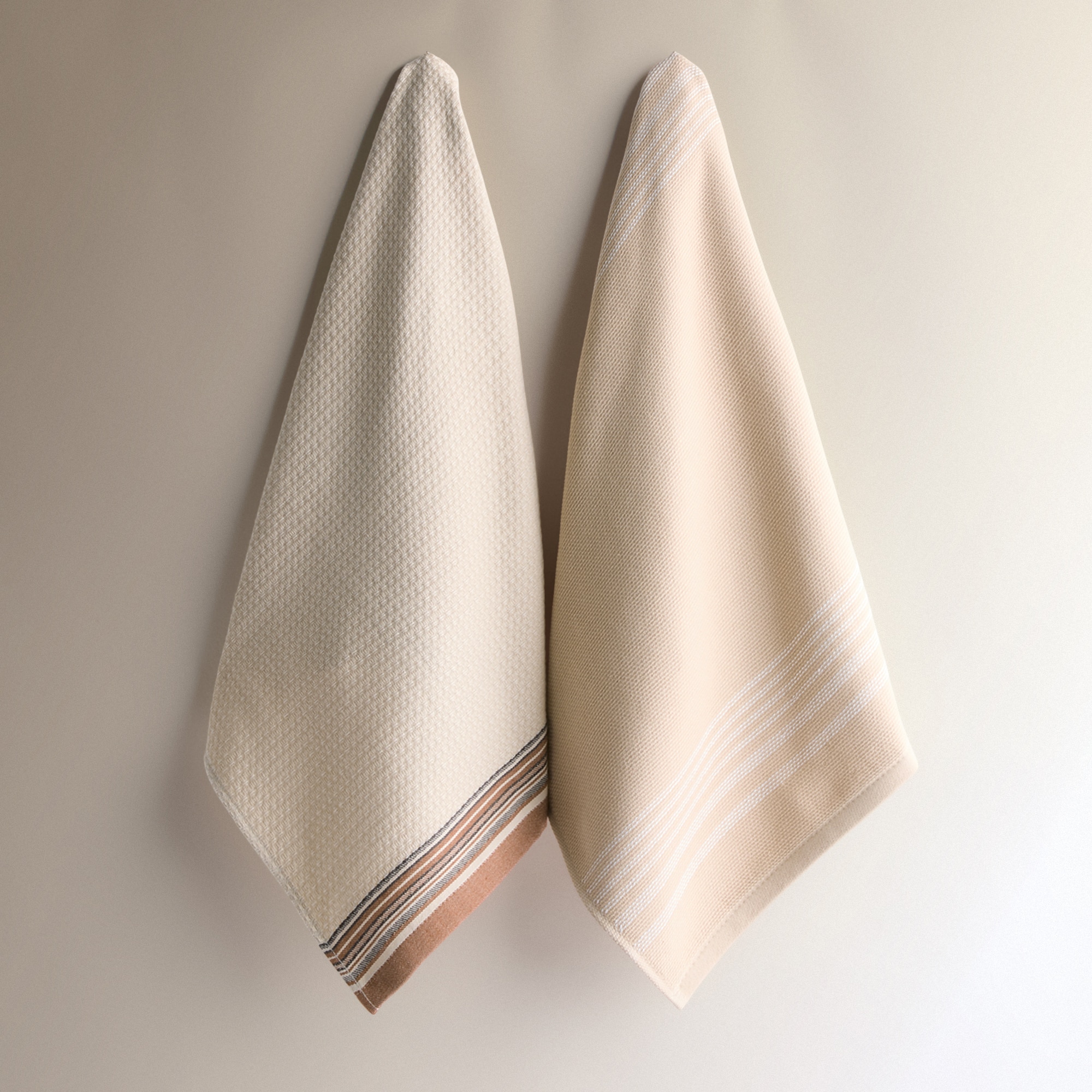 Conjunto de 2 Panos de Tecido Turco e Sarja Wond Cobre-2