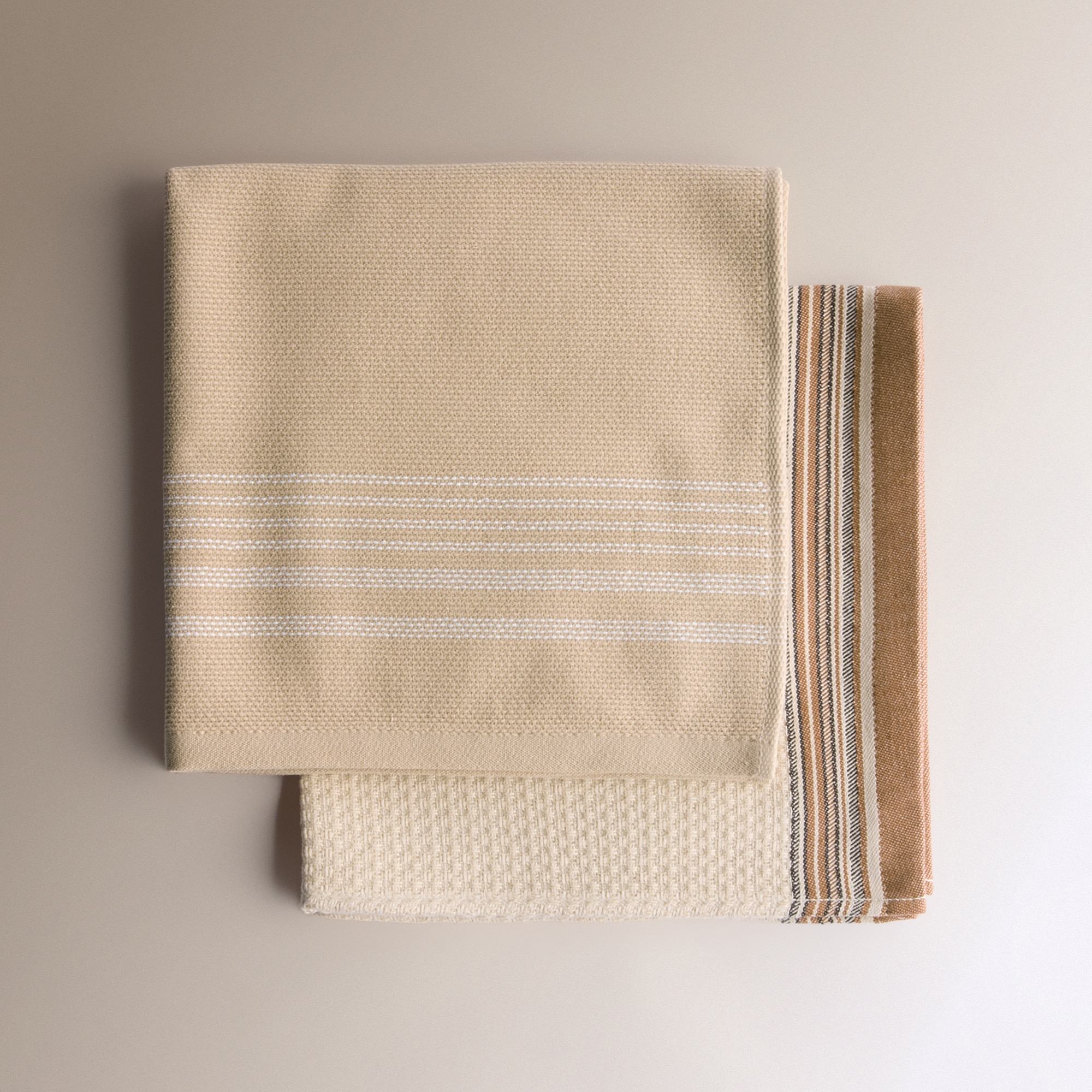 Conjunto de 2 Panos de Tecido Turco e Sarja Wond Cobre-5