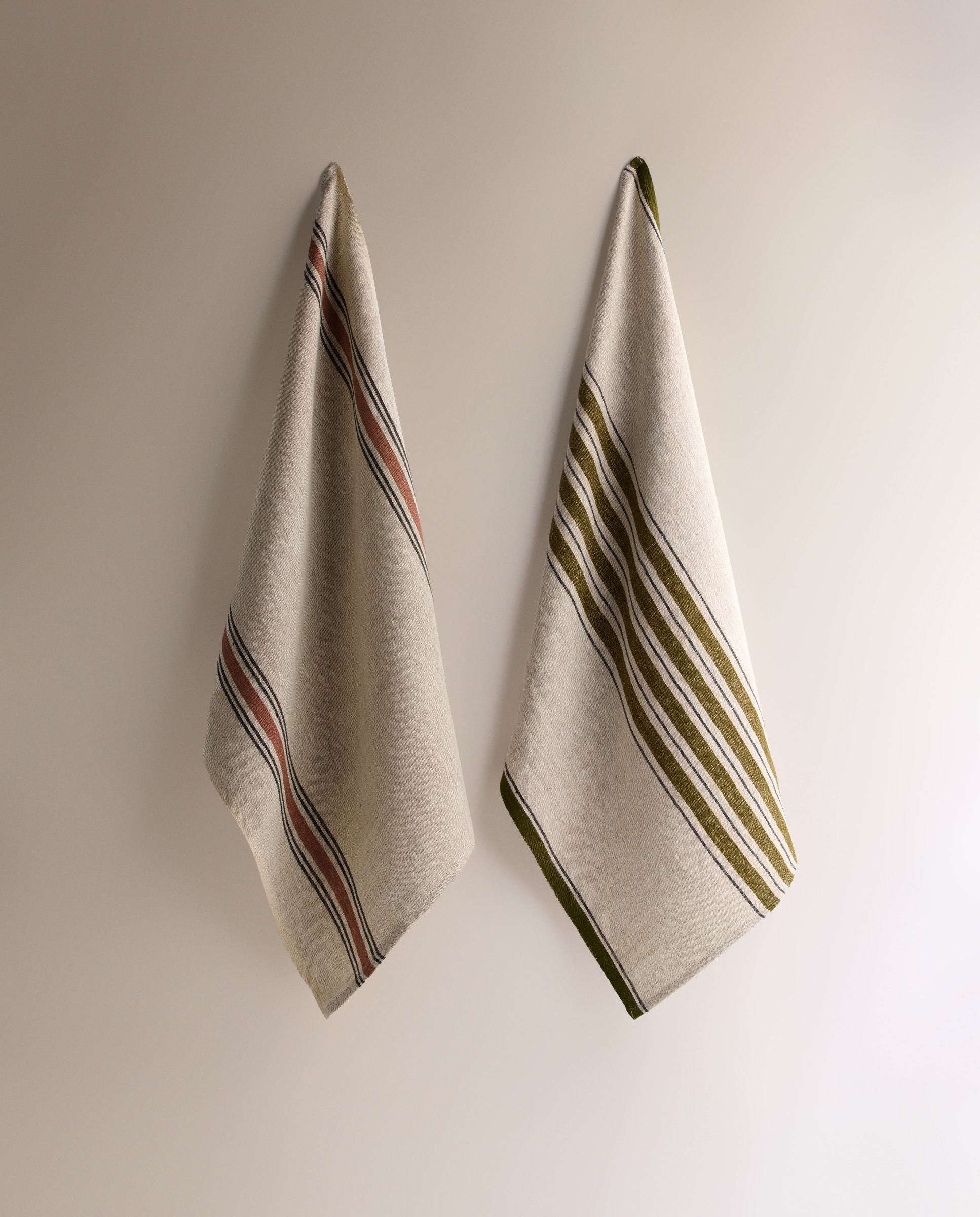 Conjunto de 2 Panos de Sarja de Linho Fiko Multicolor-2