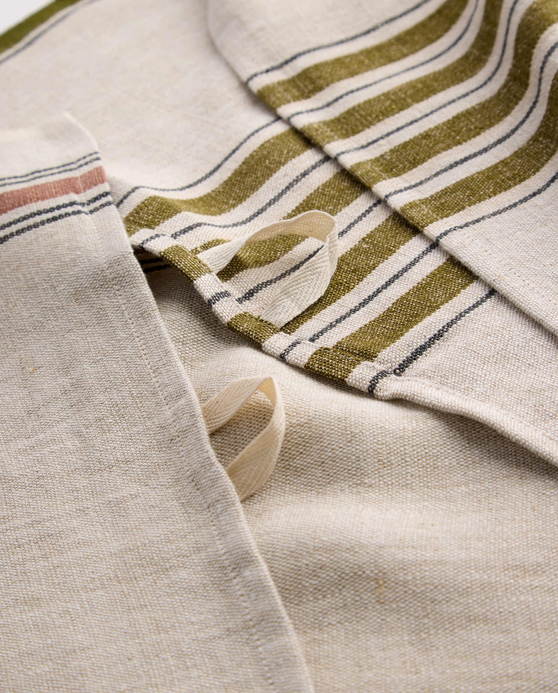 Conjunto de 2 Panos de Sarja de Linho Fiko Multicolor-3