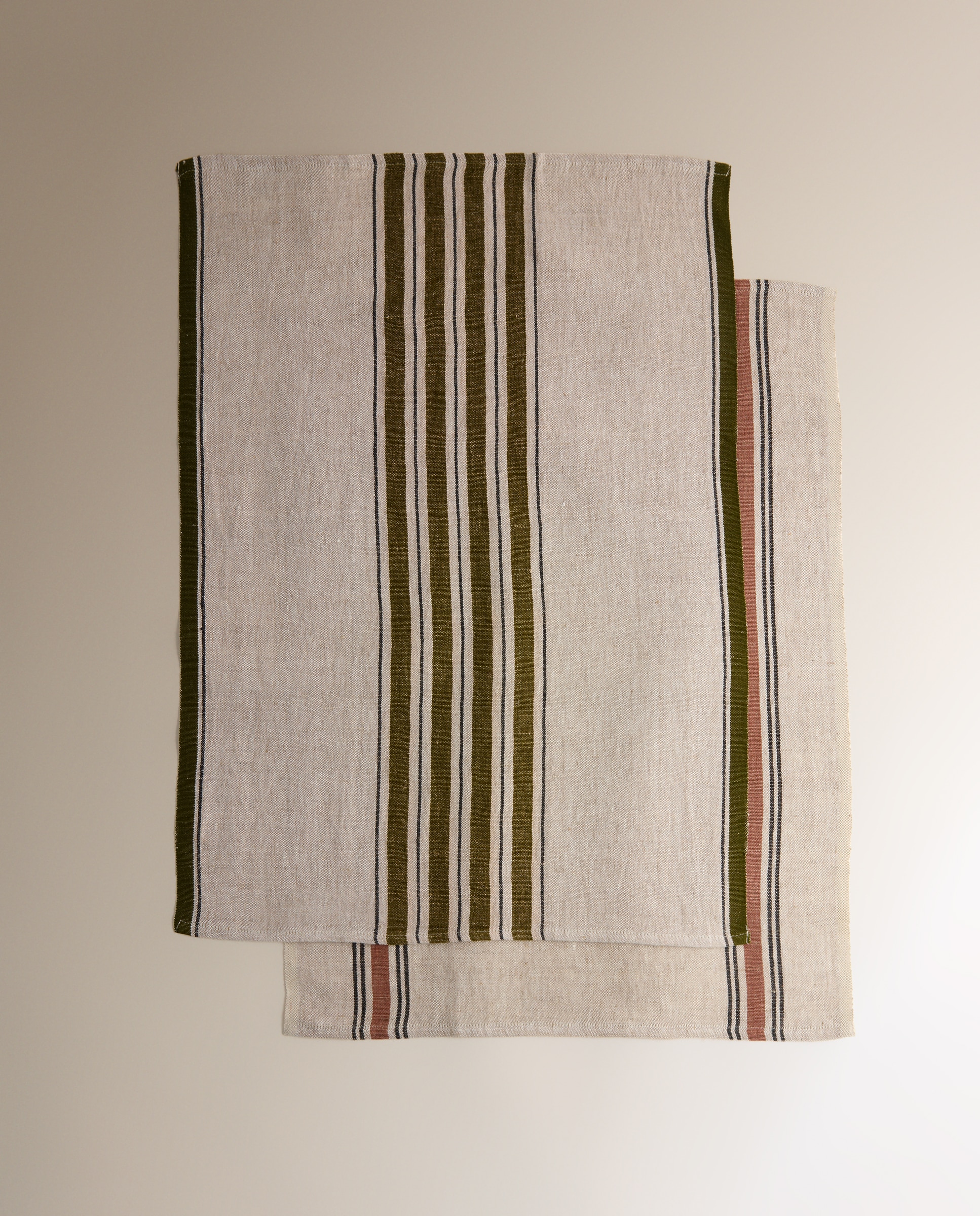 Conjunto de 2 Panos de Sarja de Linho Fiko Multicolor-5