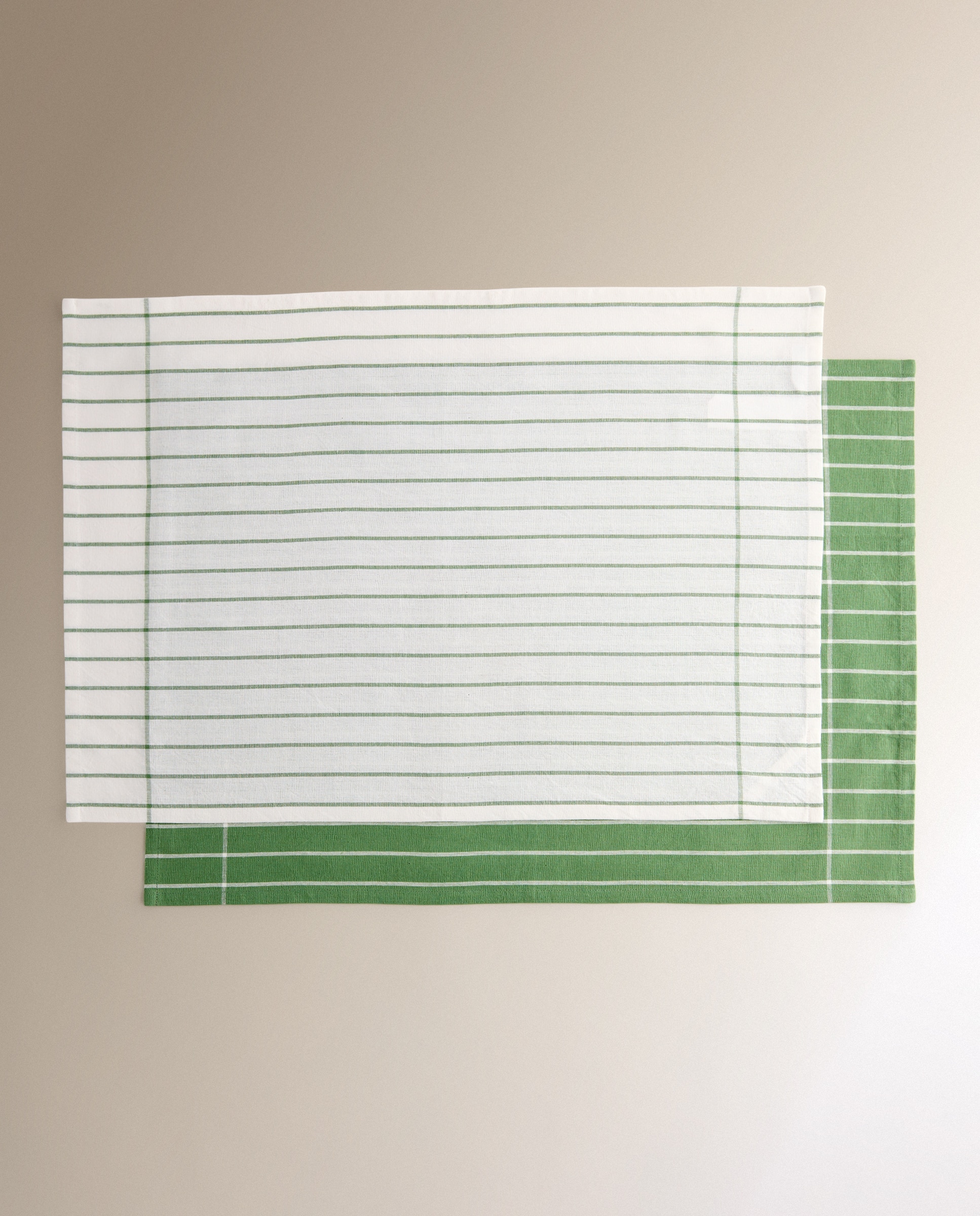 Conjunto de 2 Panos de Cozinha de Algodão Dover Verde-5