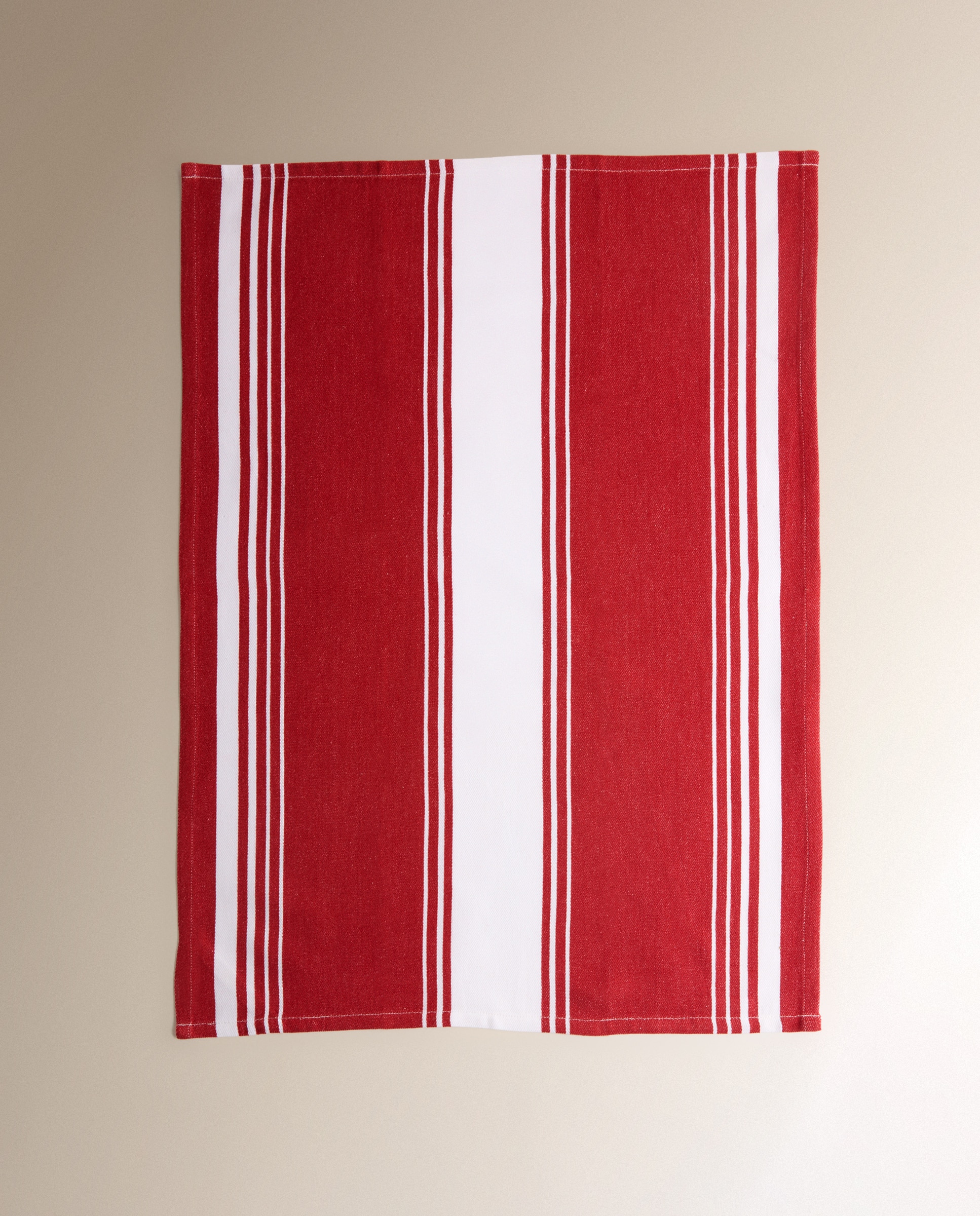 Conjunto de 2 Panos de Cozinha de Algodão Kitsail Vermelho-4