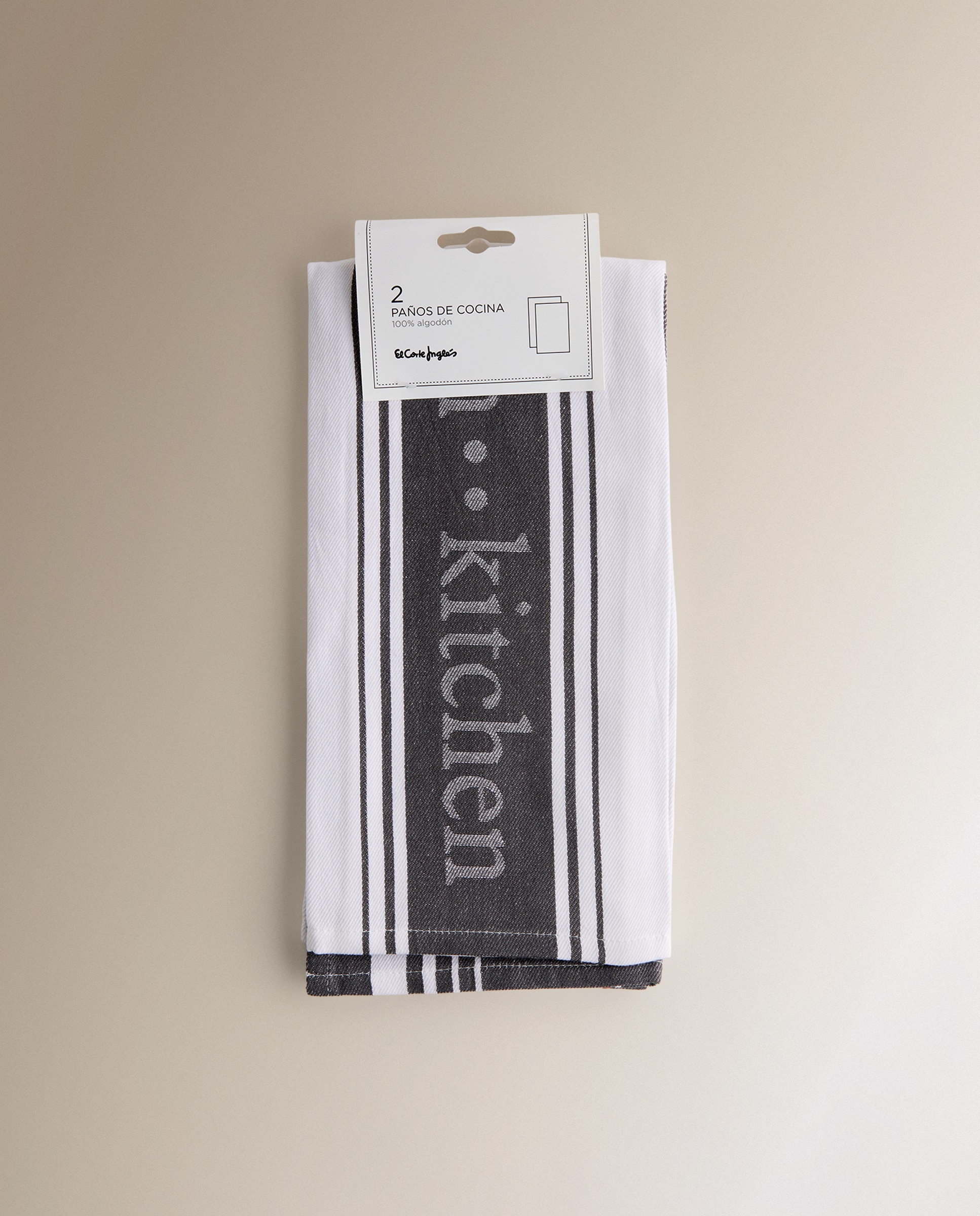 Conjunto de 2 Panos de Cozinha de Algodão Kitsail Antracite-6