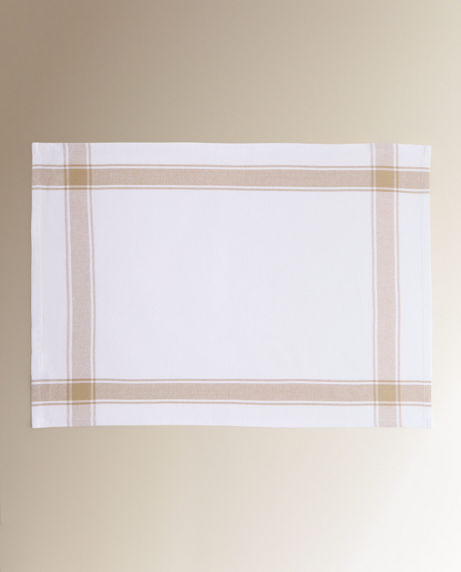 Set 2 paños sarga algodón Nova - Beige 50 x 70 cm Beige-4