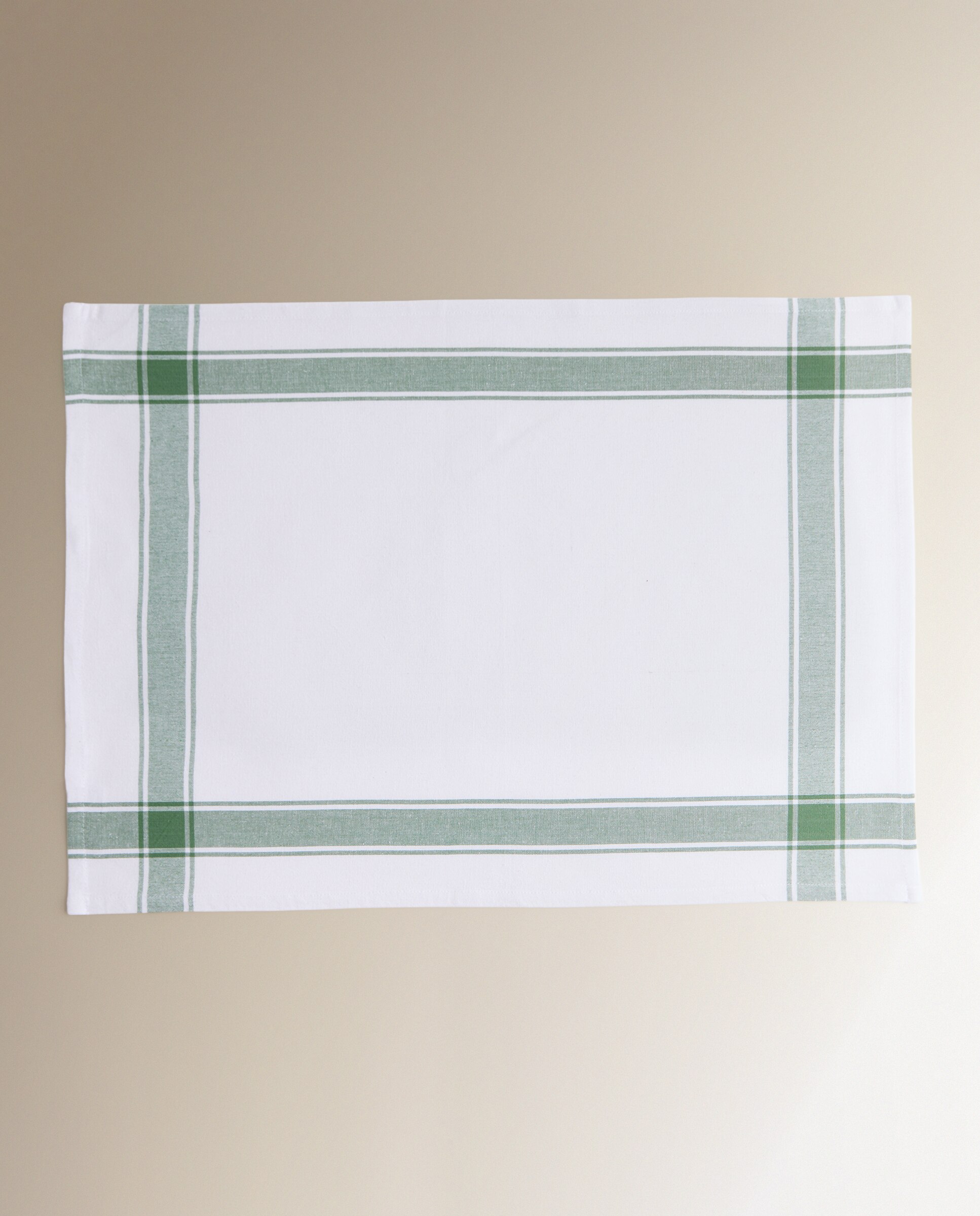 Set 2 paños sarga algodón Nova - Verde 50 x 70 cm Verde-4