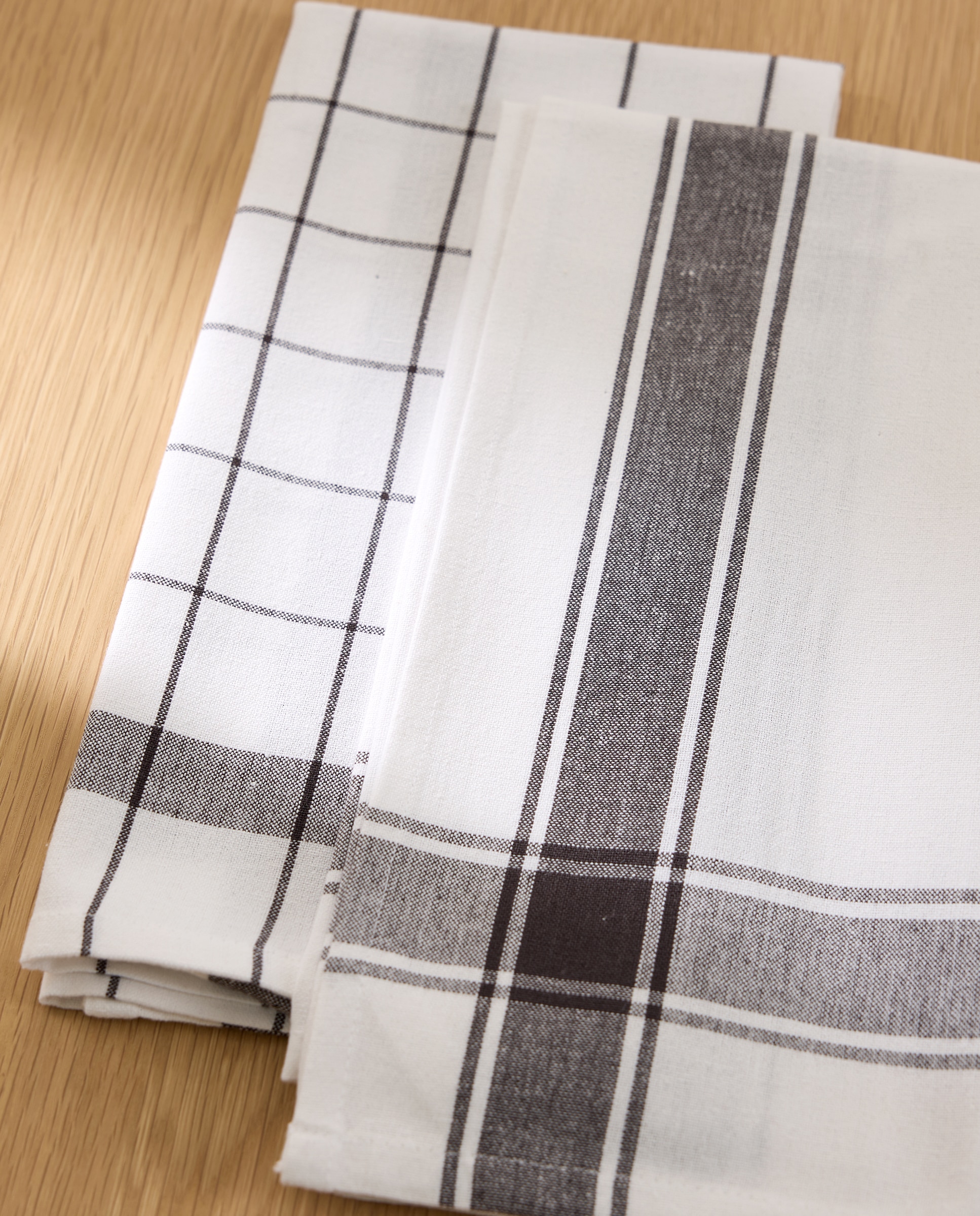 Imagem 0 de Conjunto de 2 Panos de Sarja de Algodão Nova