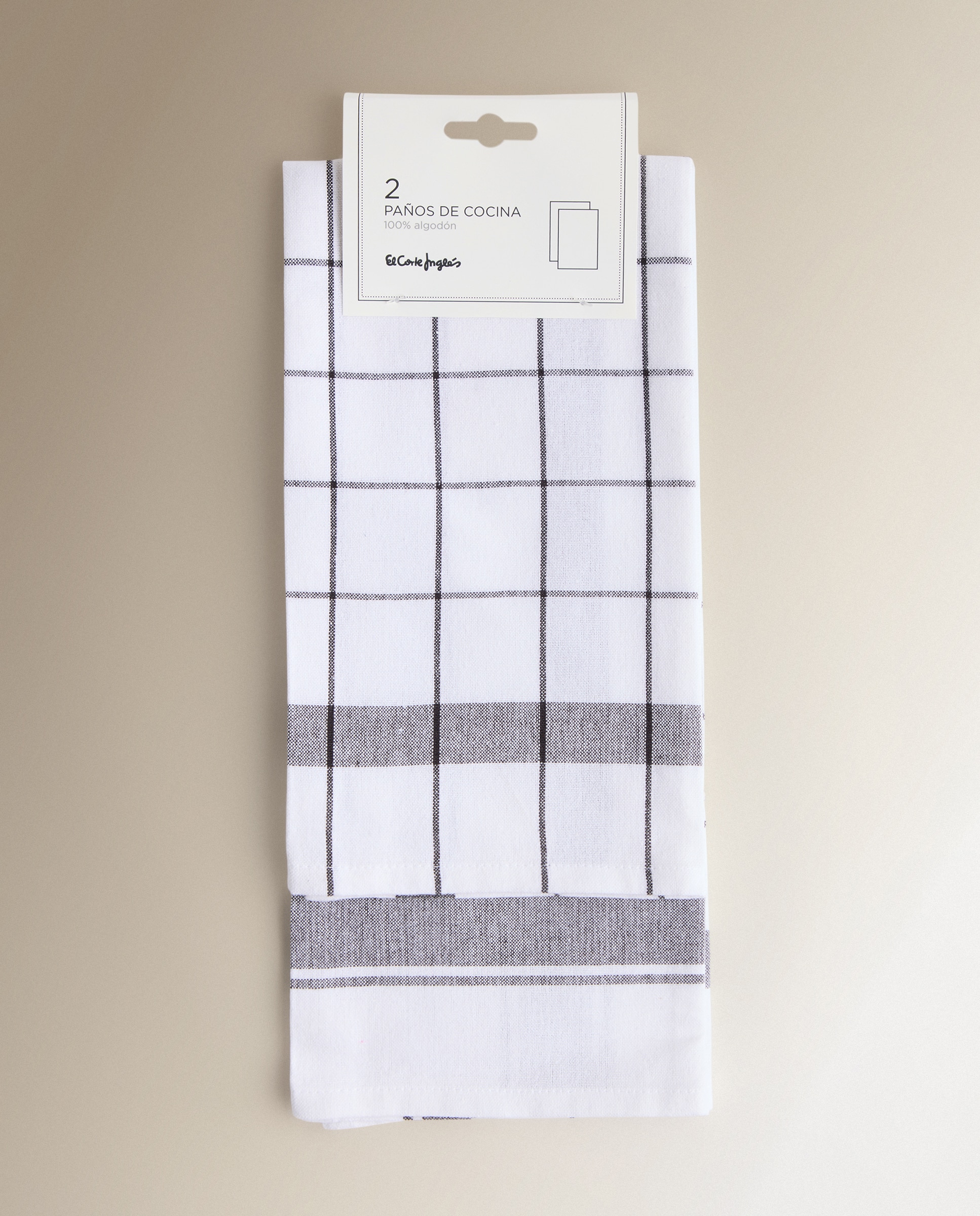 Conjunto de 2 Panos de Sarja de Algodão Nova Antracite-6