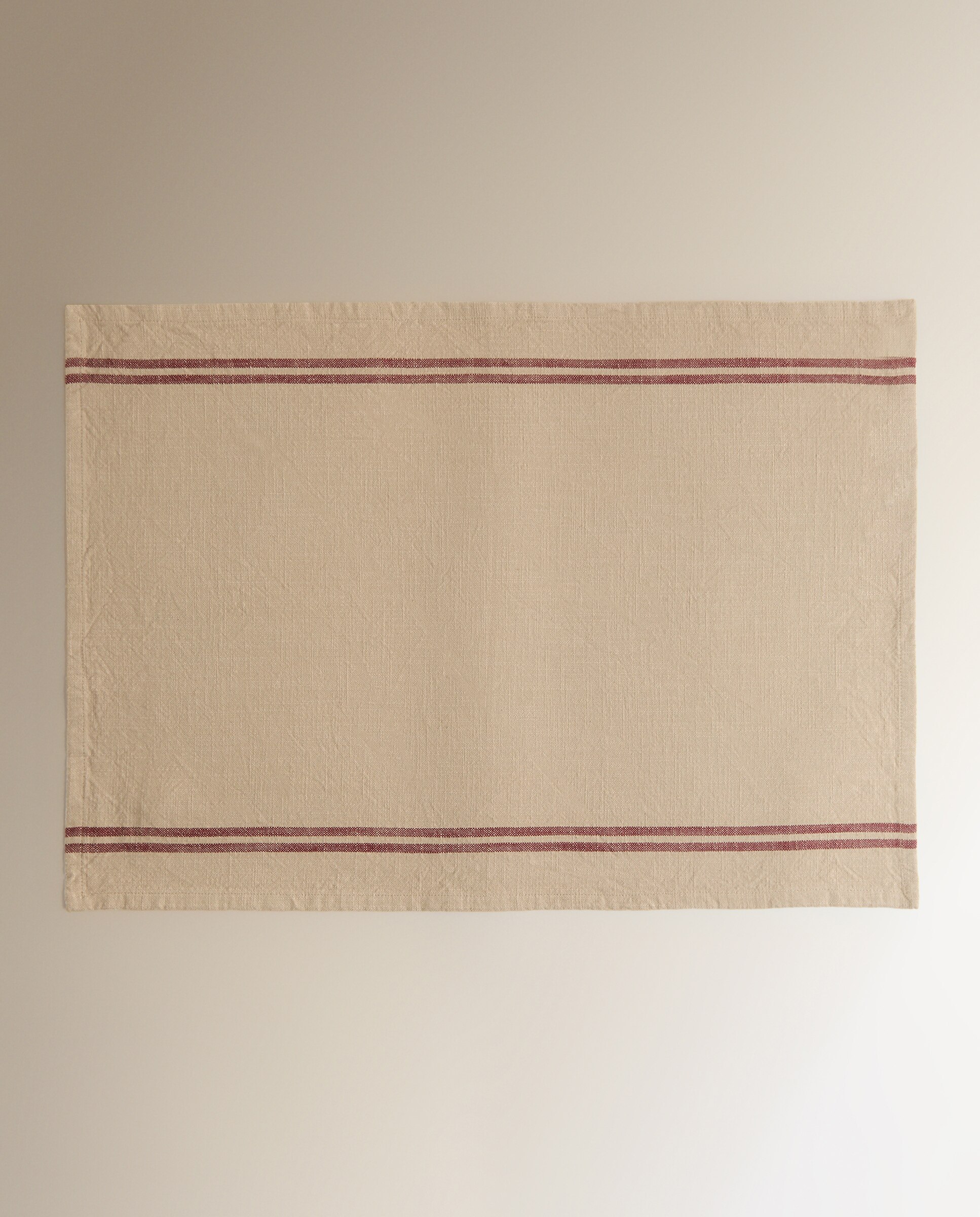 Set 2 paños sarga algodón Norway - Granate 50 x 70 cm Granate-4