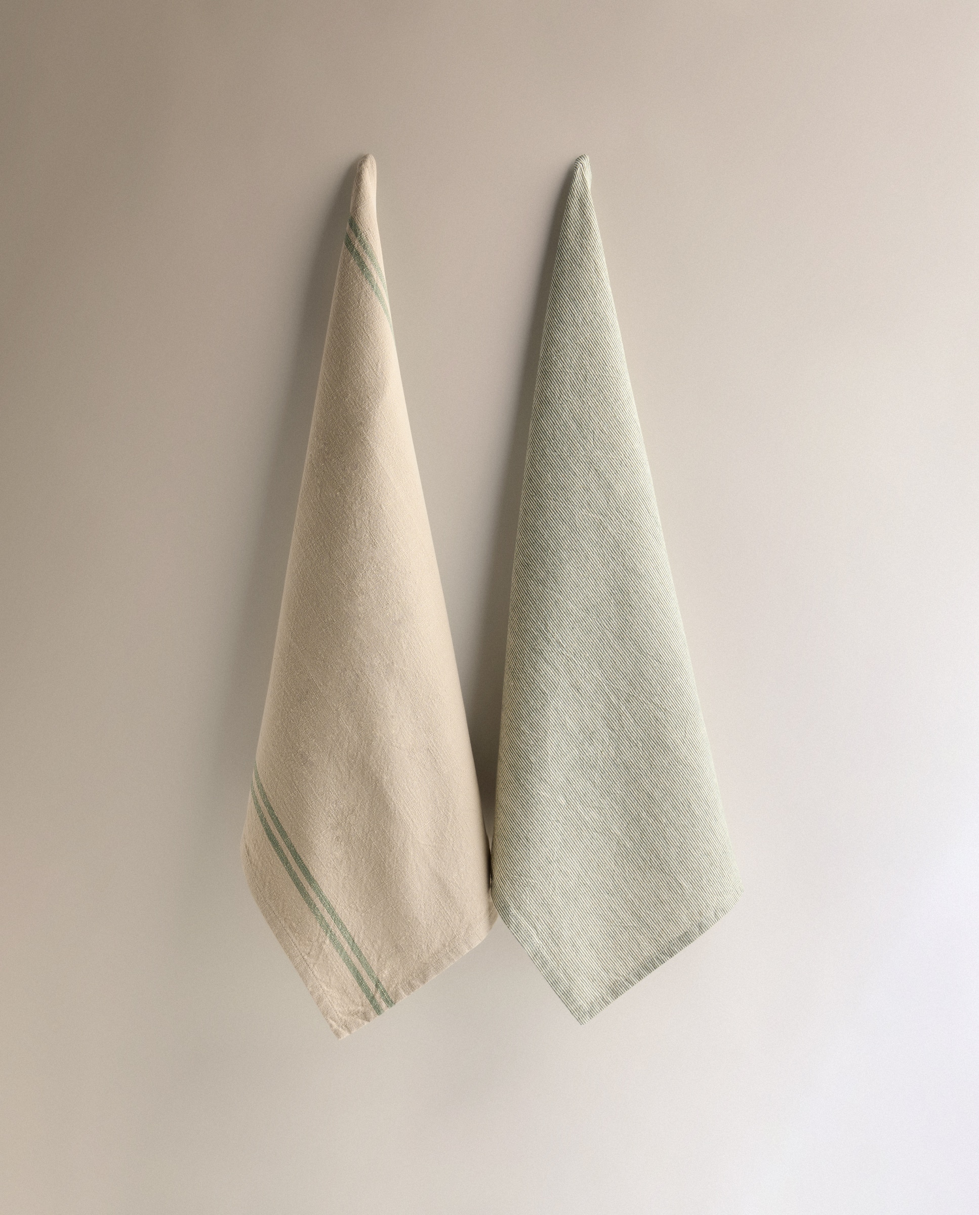 Conjunto de 2 Panos Norwat em Algodão Verde-2