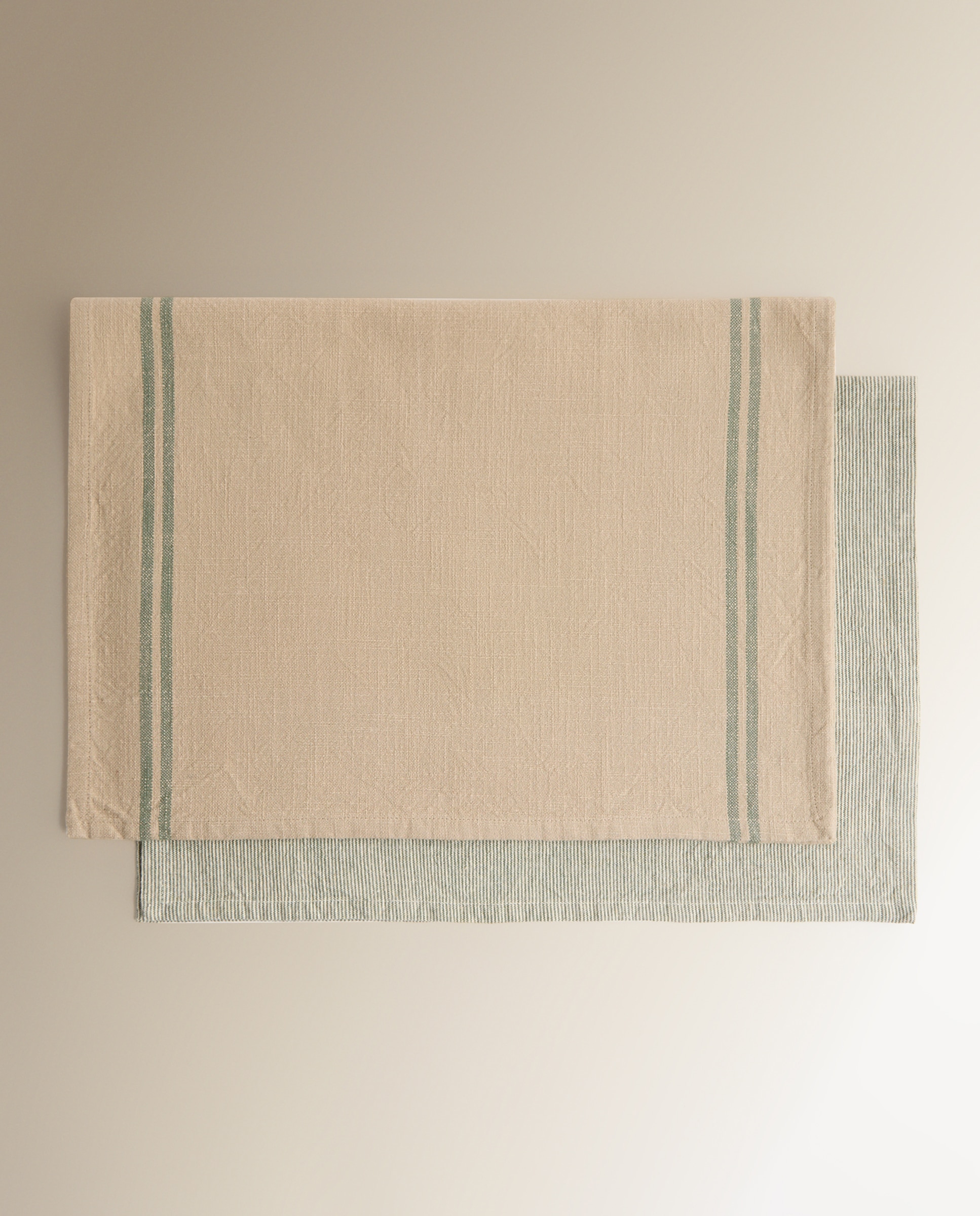 Conjunto de 2 Panos Norwat em Algodão Verde-5